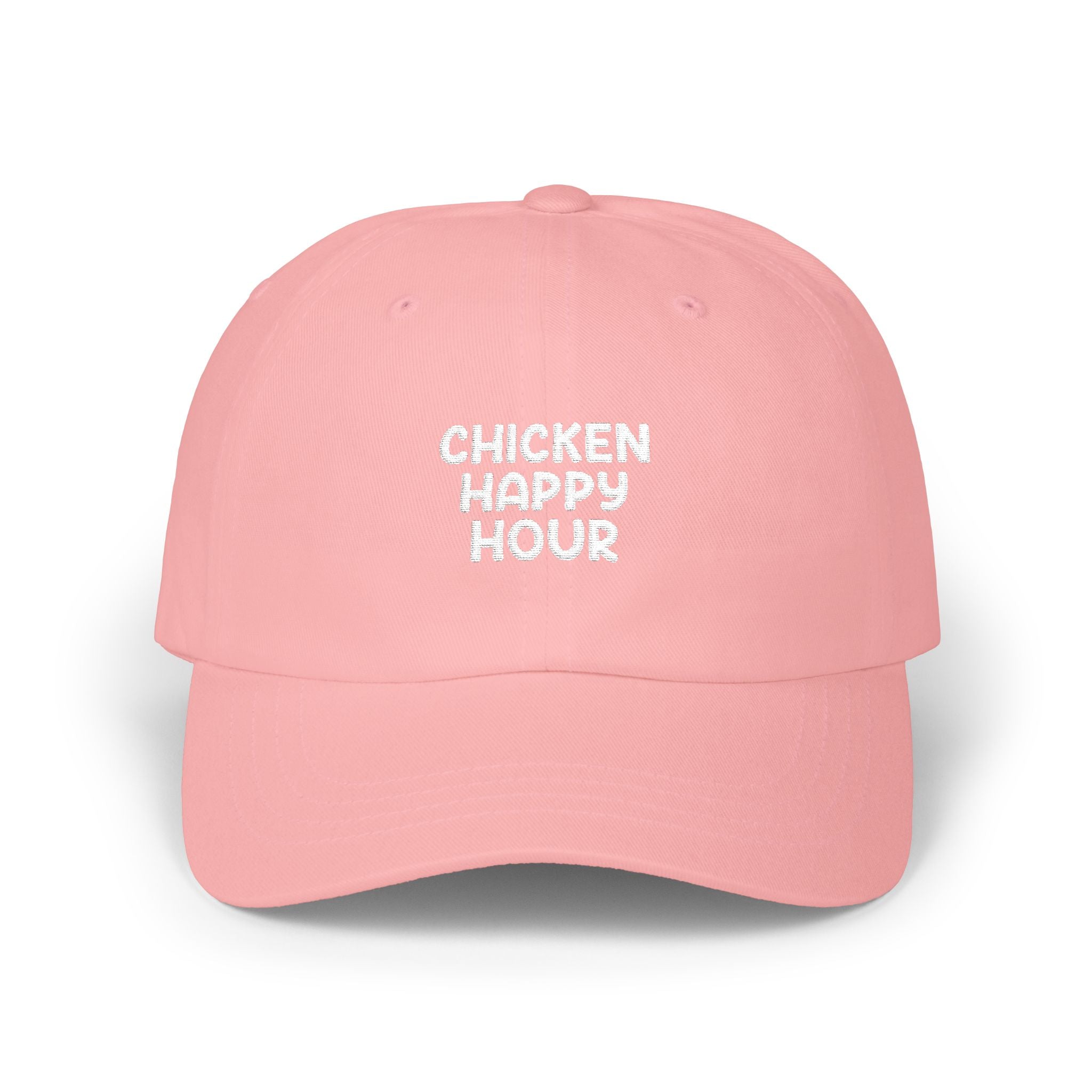 CHICKEN HAPPY HOUR V3 Silver Dad Cap