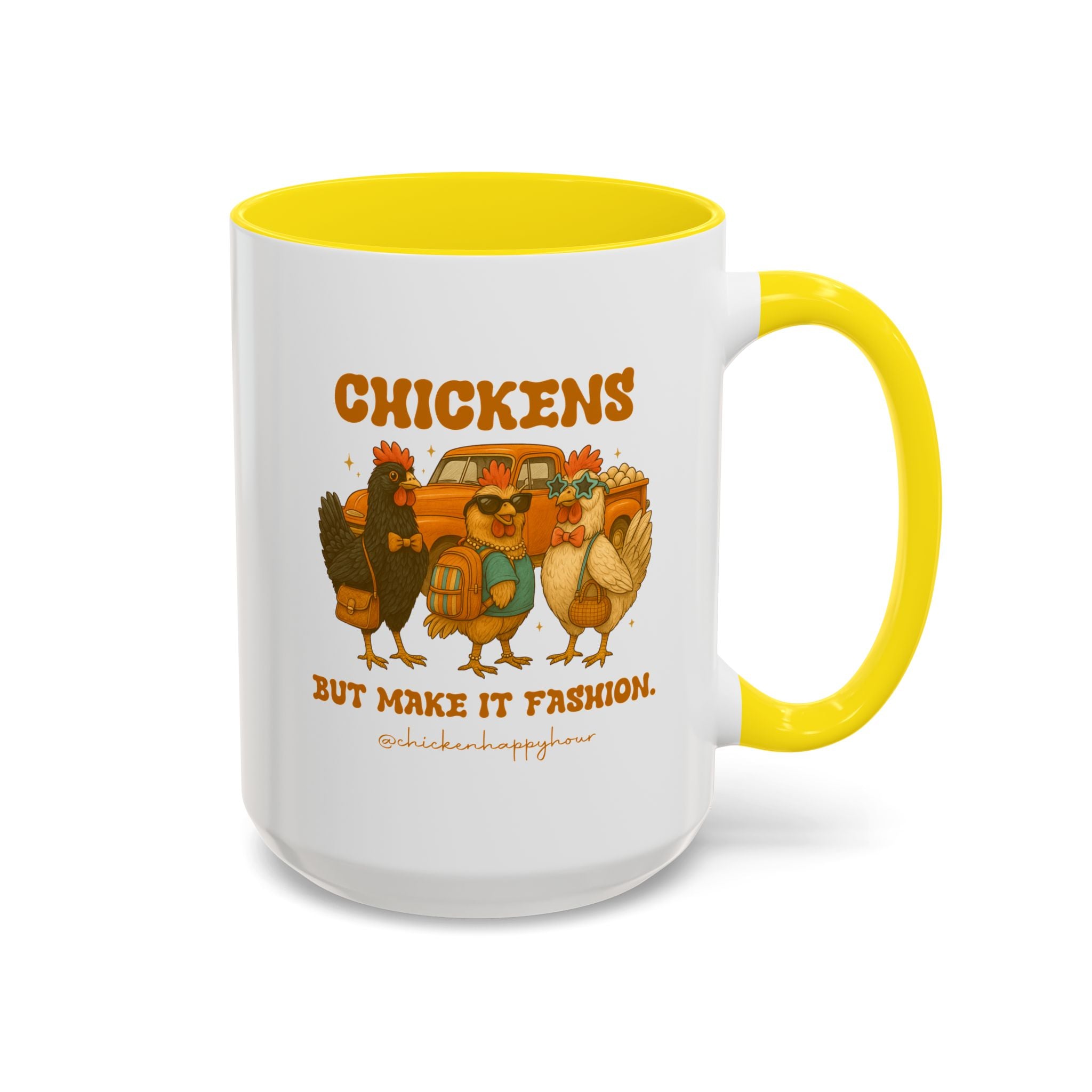 Chickens But Make it Fashion Coffee Mug
