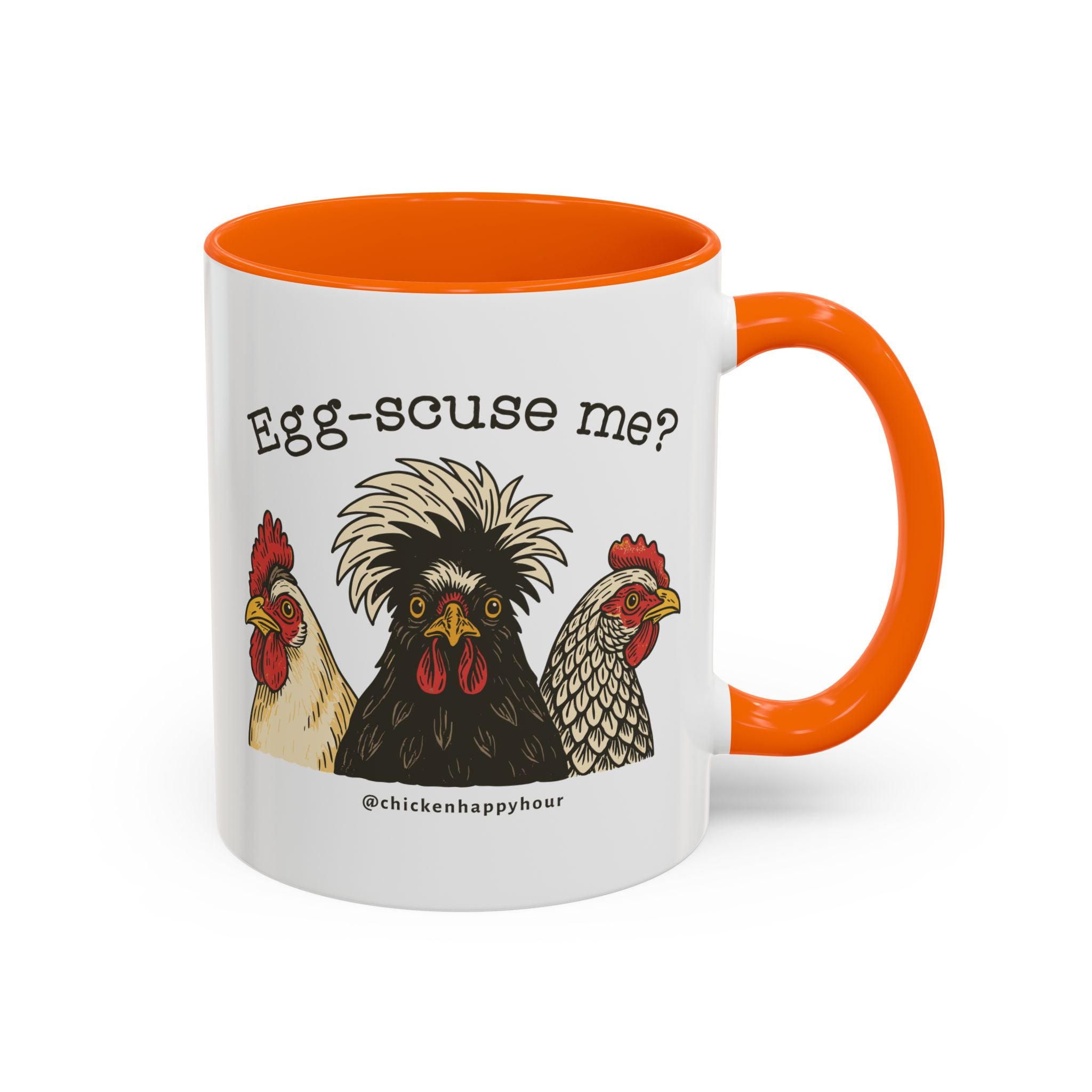 Egg-scuse Me Coffee Mug