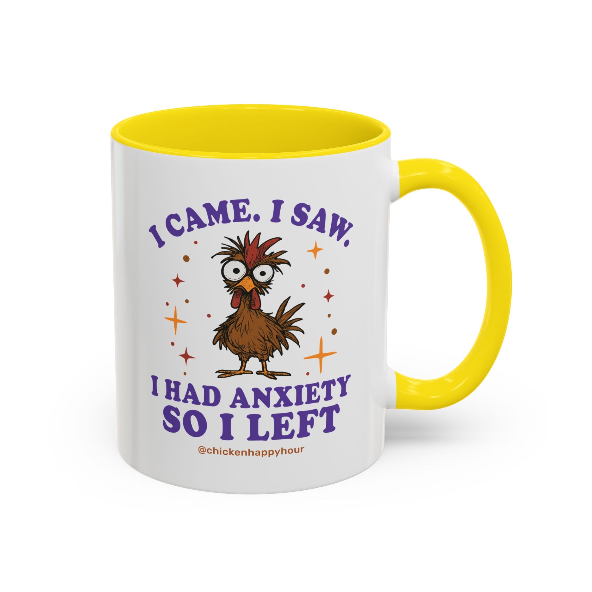 I Came I Saw I Had Anxiety I Left Coffee Mug