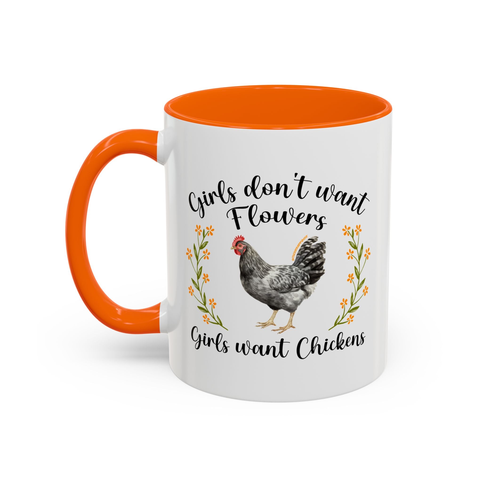 Girls Want Chickens Coffee Mug