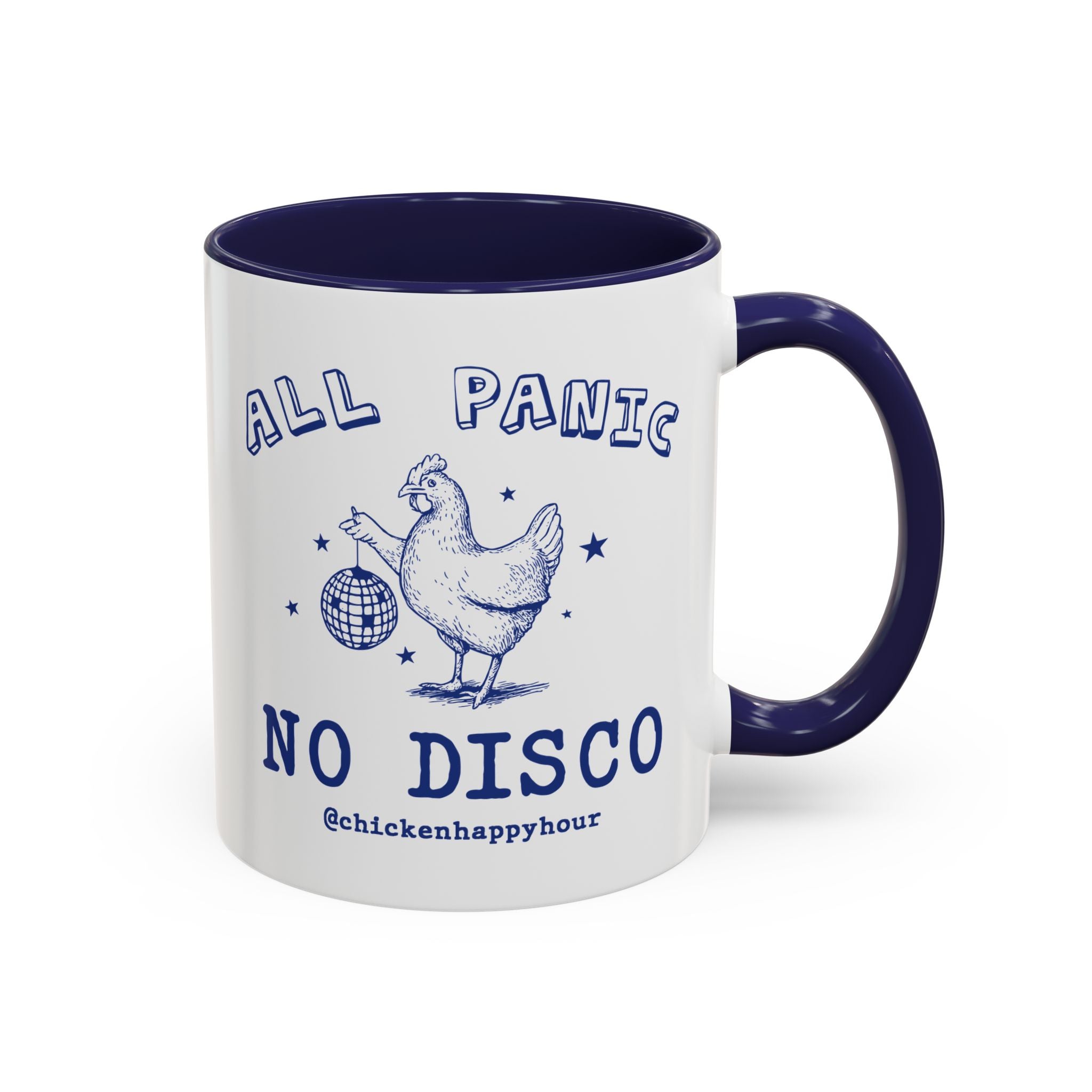 All Panic No Disco Coffee Mug
