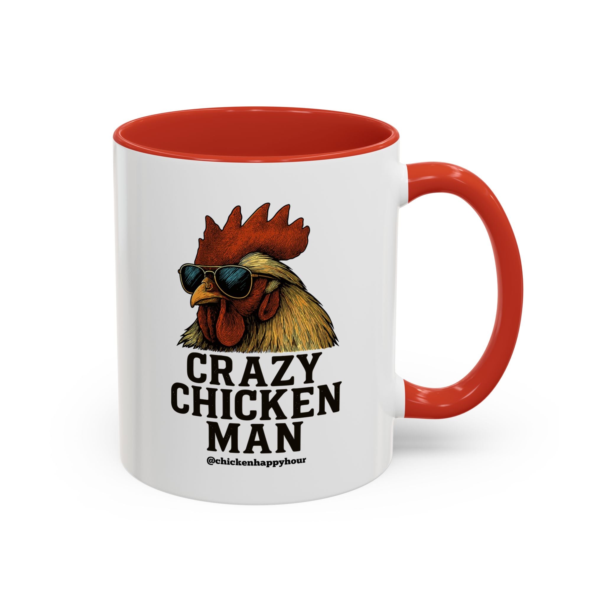 Crazy Chicken Man Coffee Mug