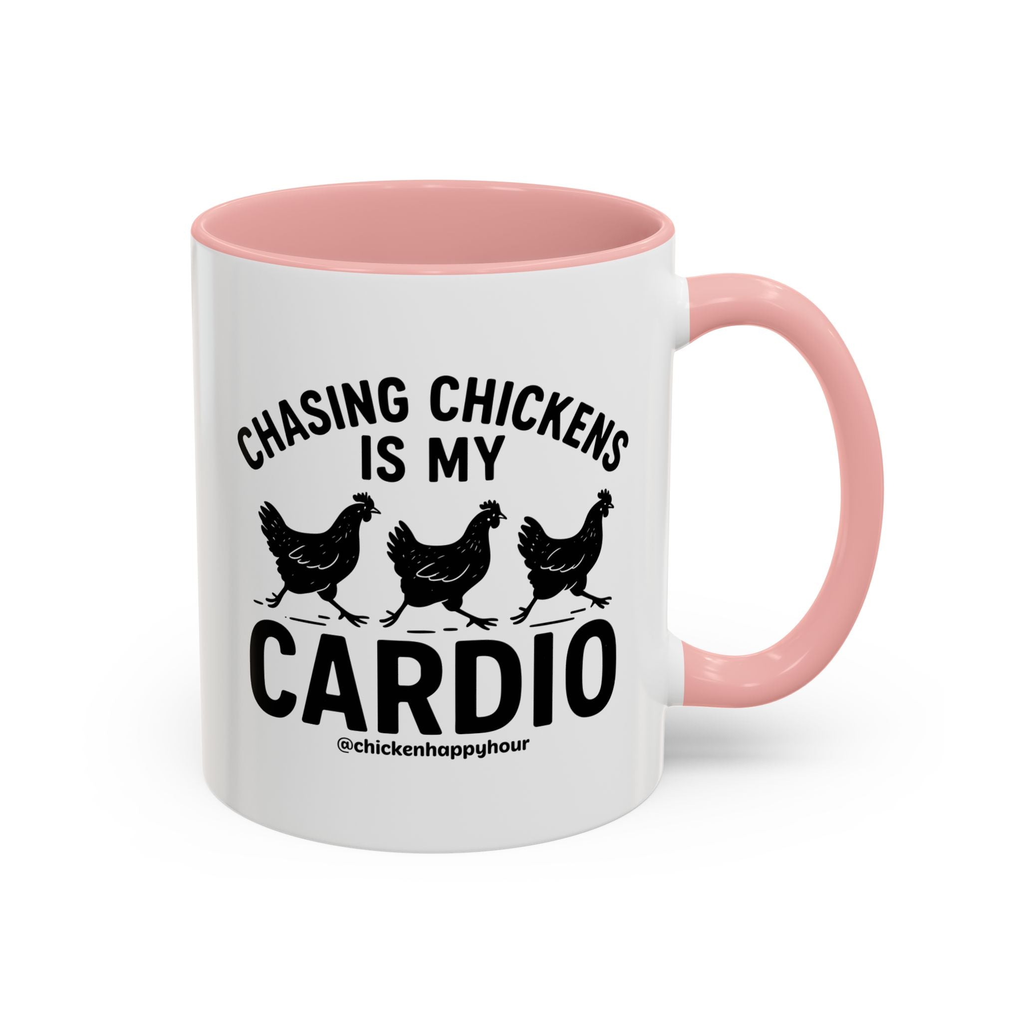 Chasing Chickens is my Cardio Coffee Mug