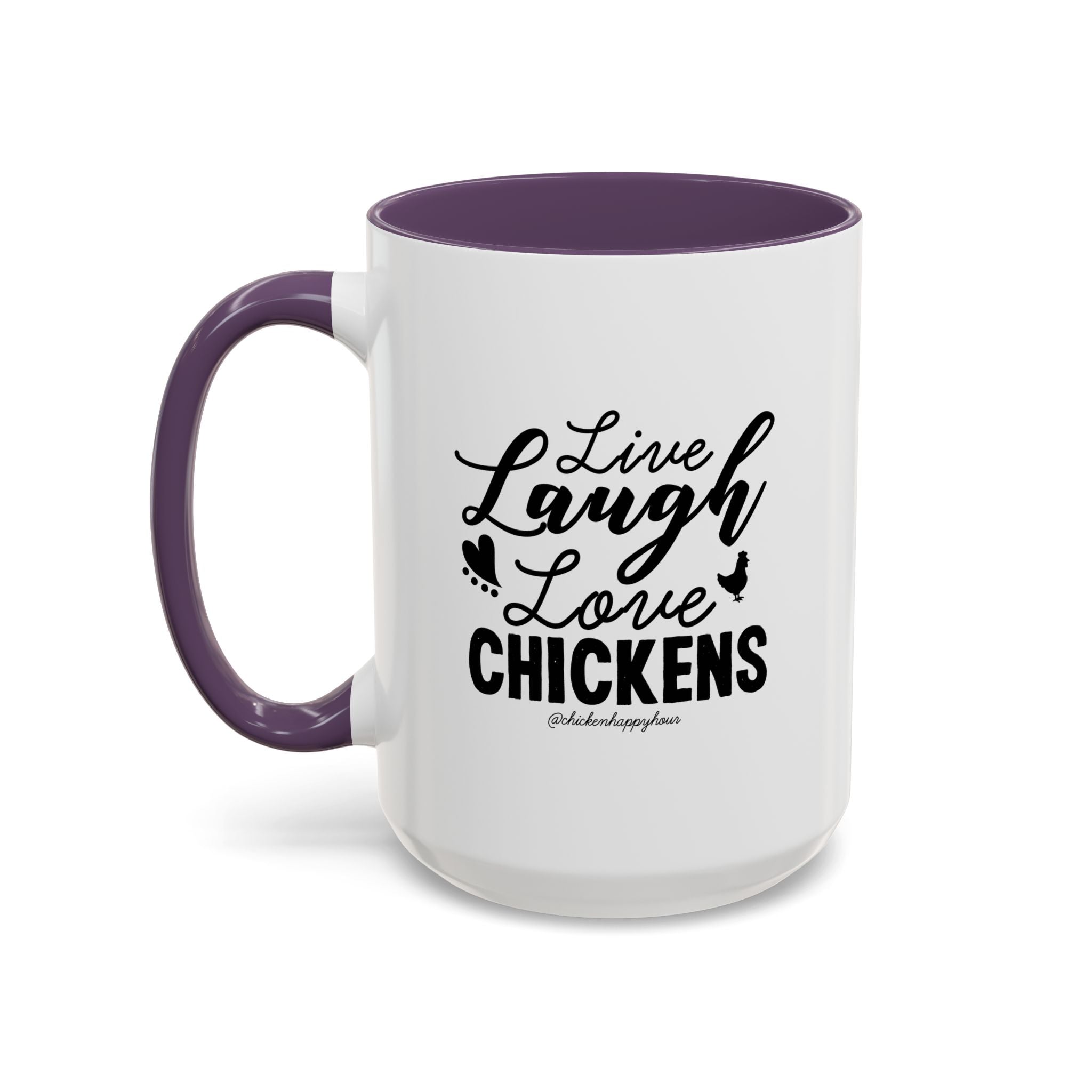 Live Laugh Love Chickens Coffee Mug