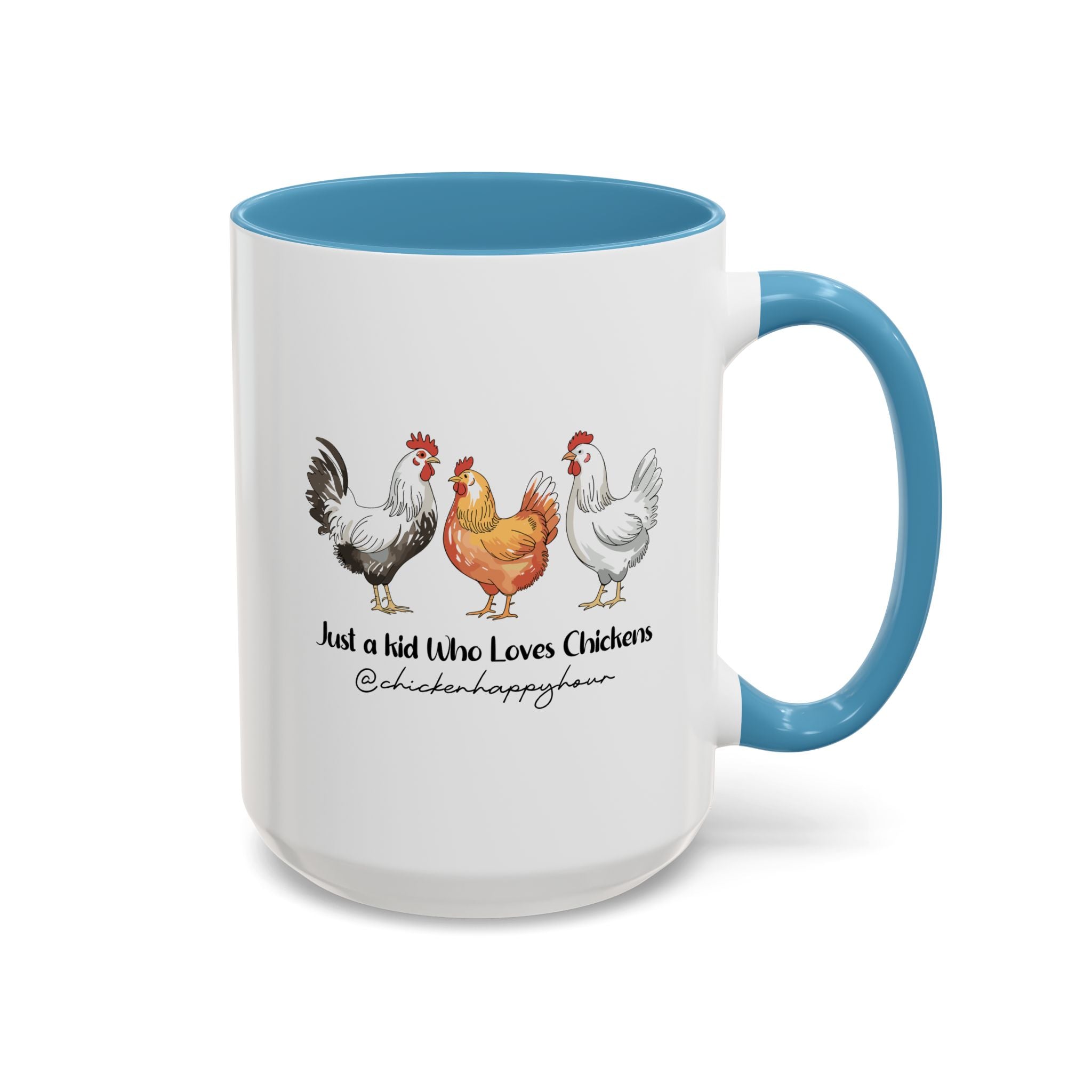 Just a kid Who Loves Chickens Coffee Mug