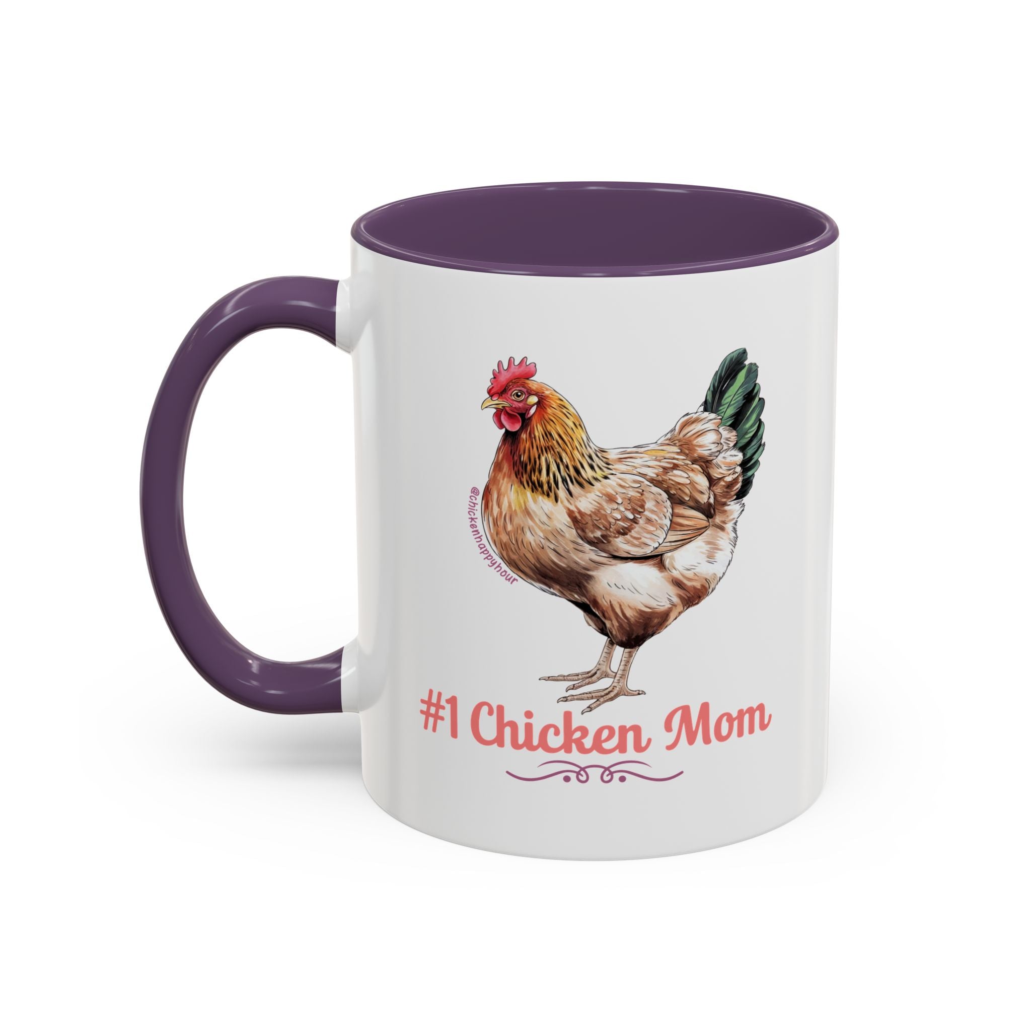 #1 Chicken Mom Coffee Mug