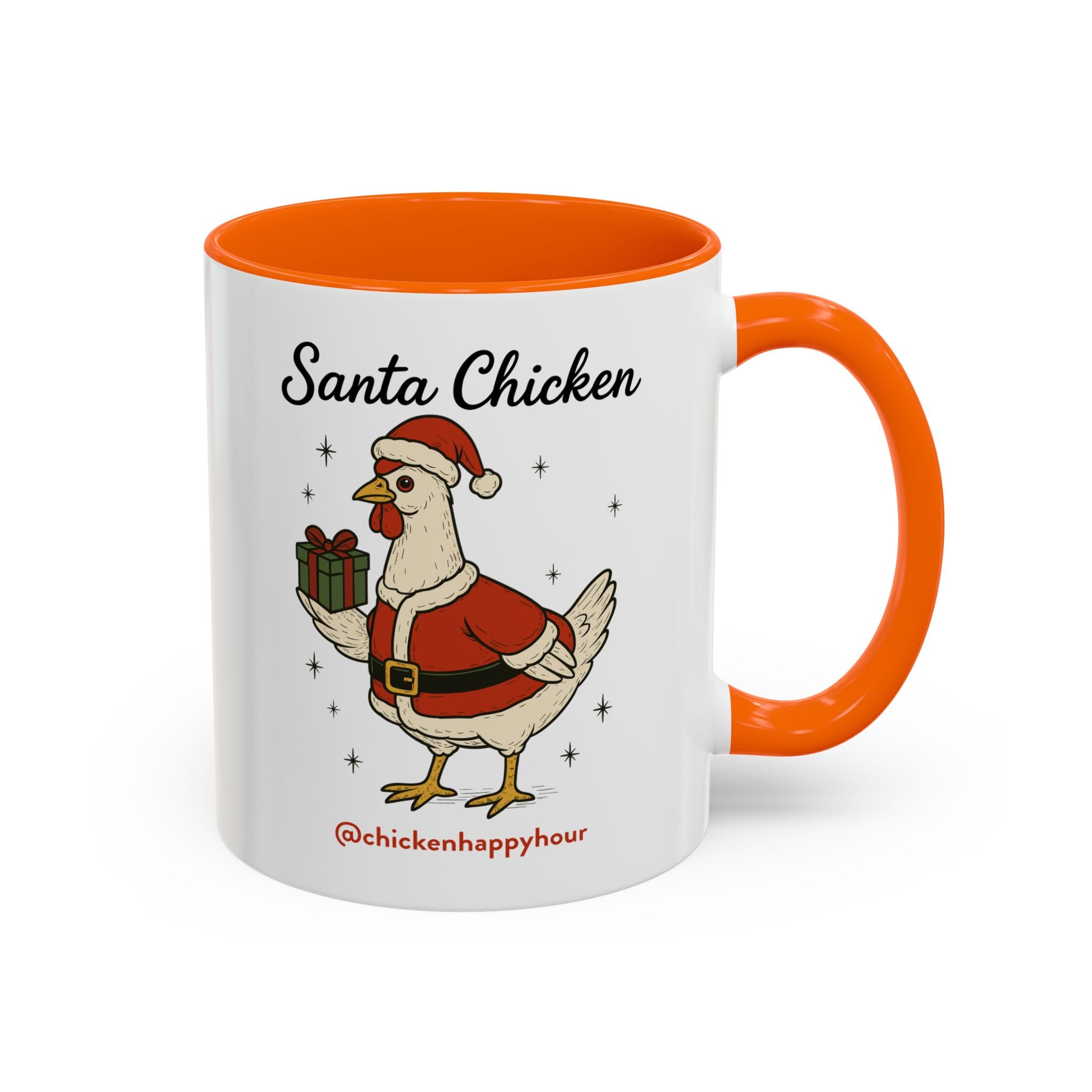 Santa Chicken Coffee Mug