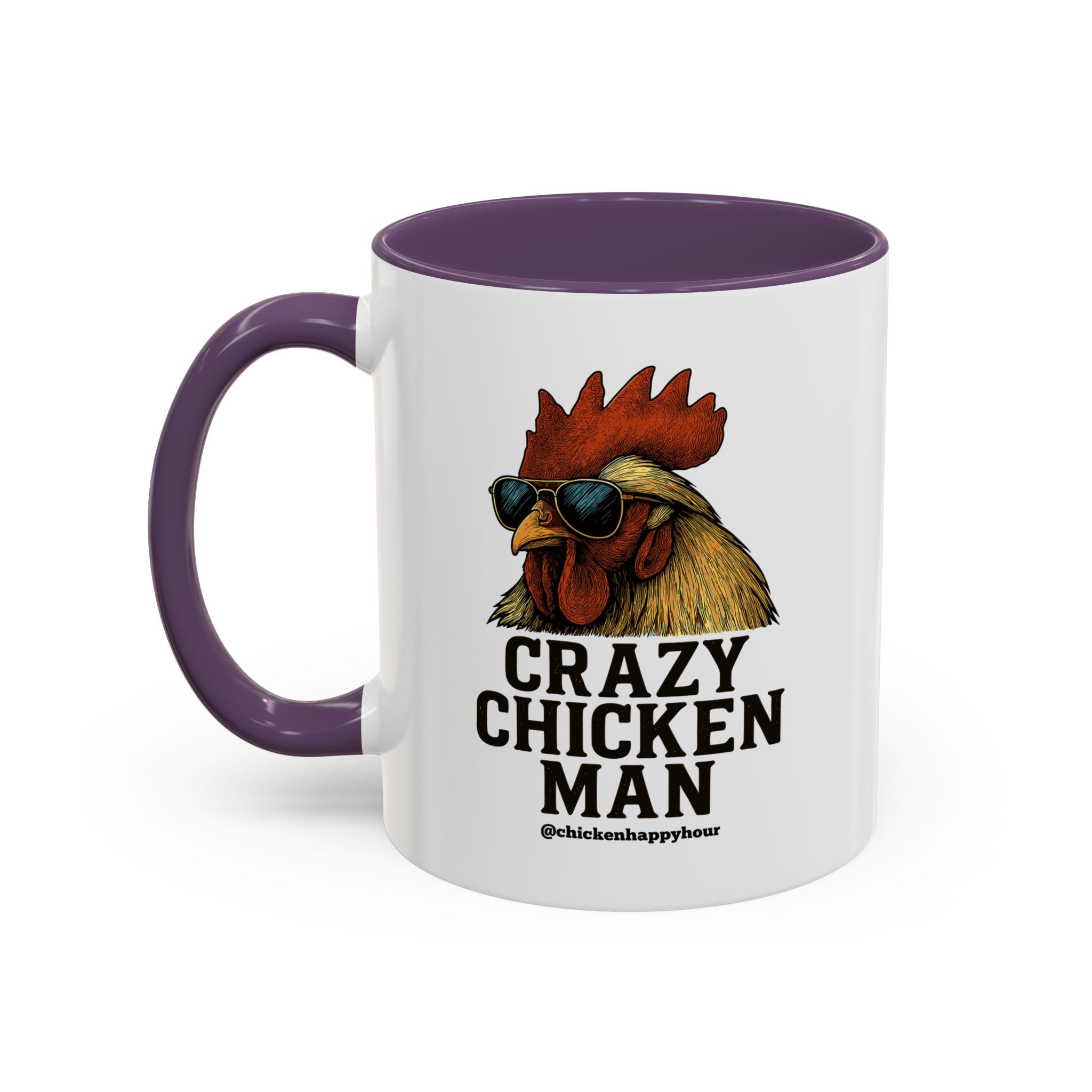 Crazy Chicken Man Coffee Mug