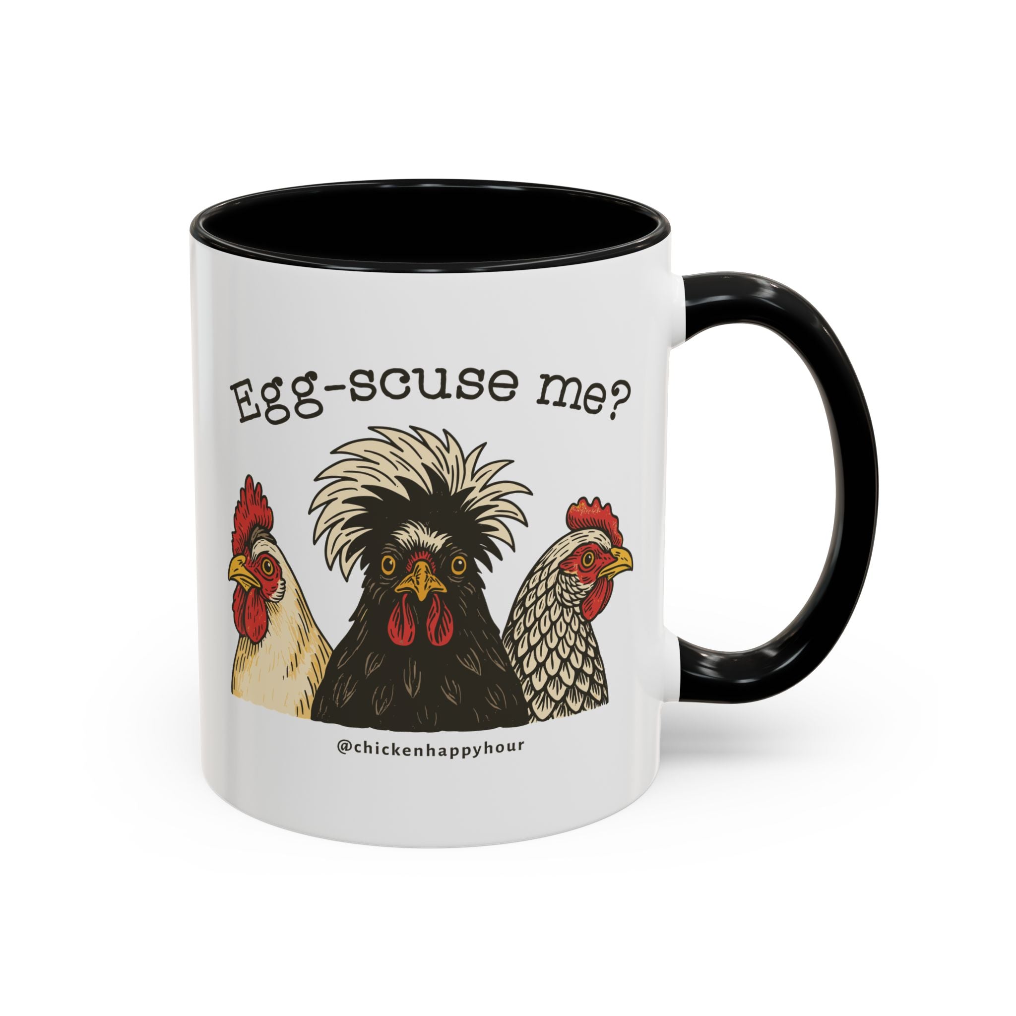 Egg-scuse Me Coffee Mug