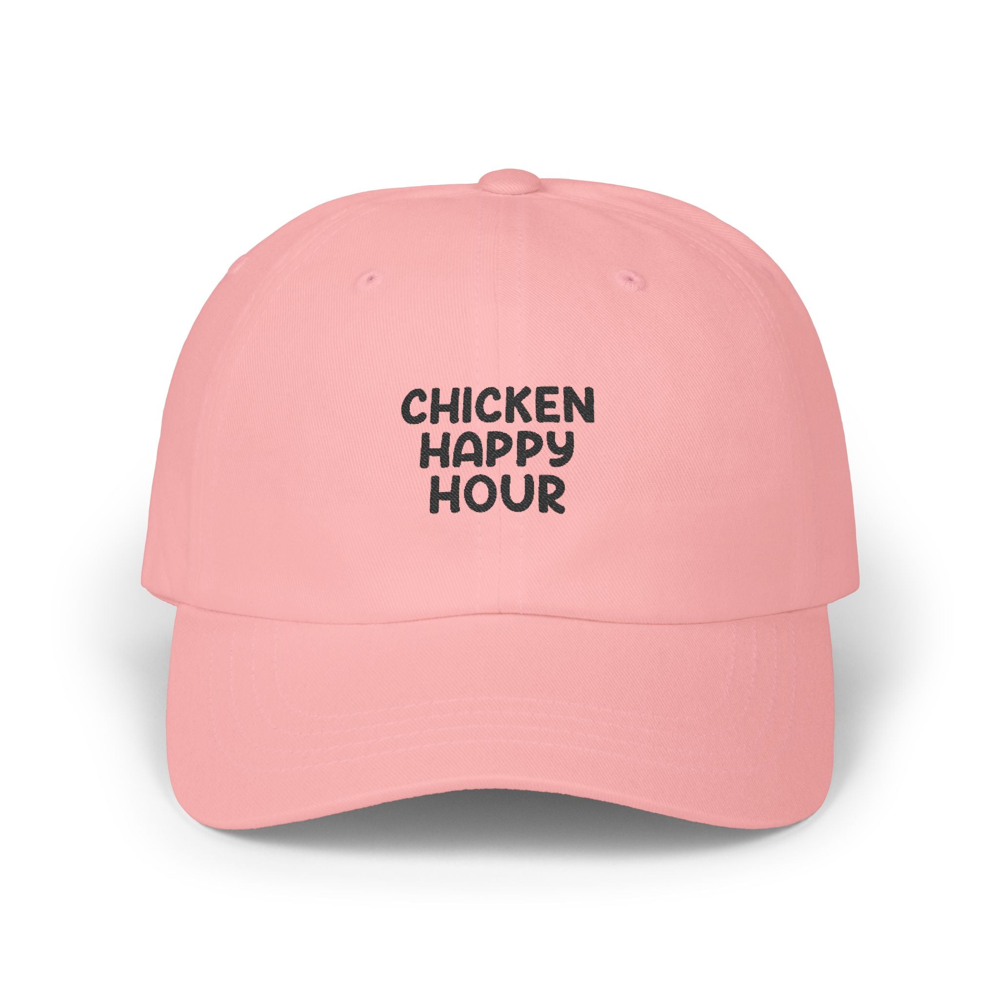 CHICKEN HAPPY HOUR V3 Black Dad Cap