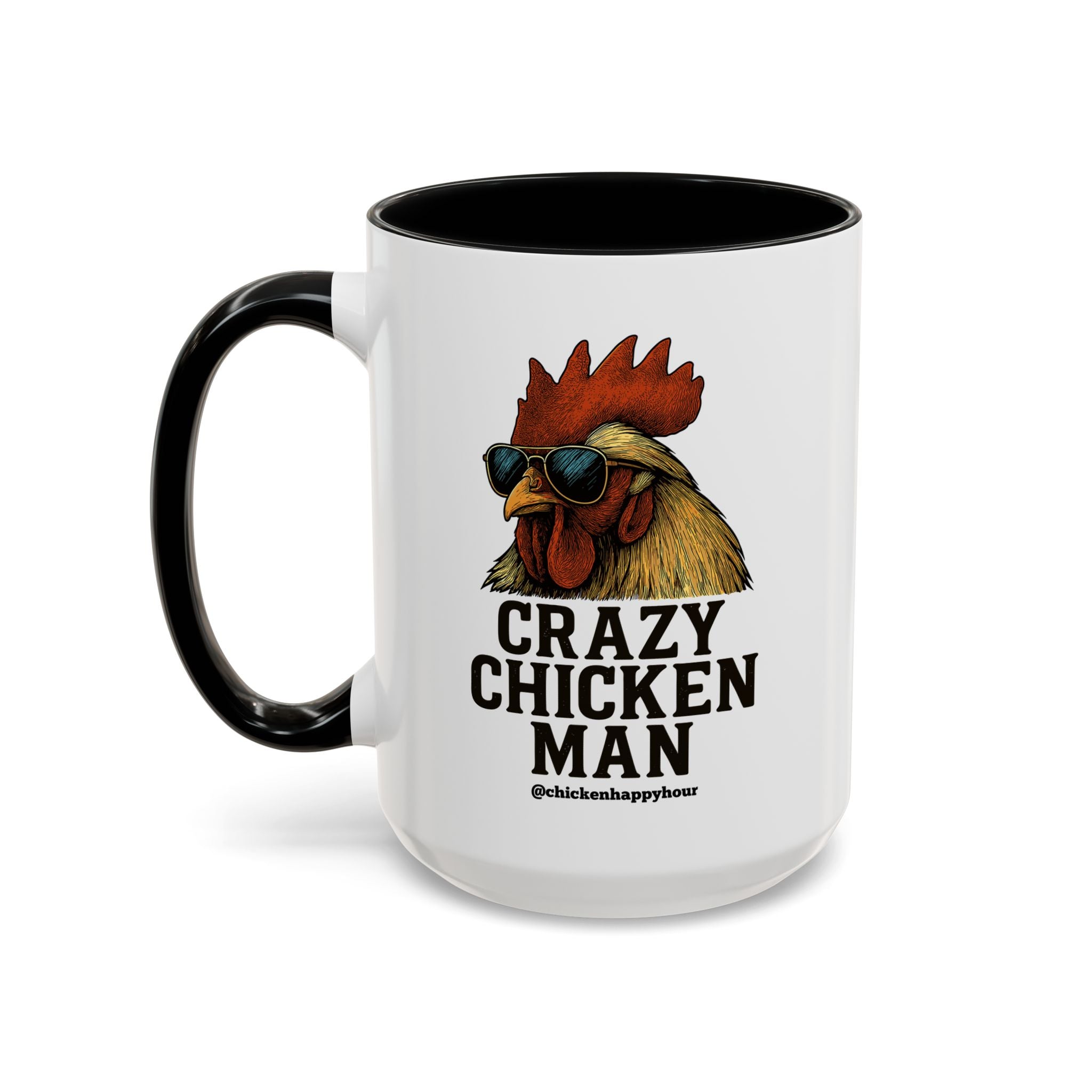 Crazy Chicken Man Coffee Mug