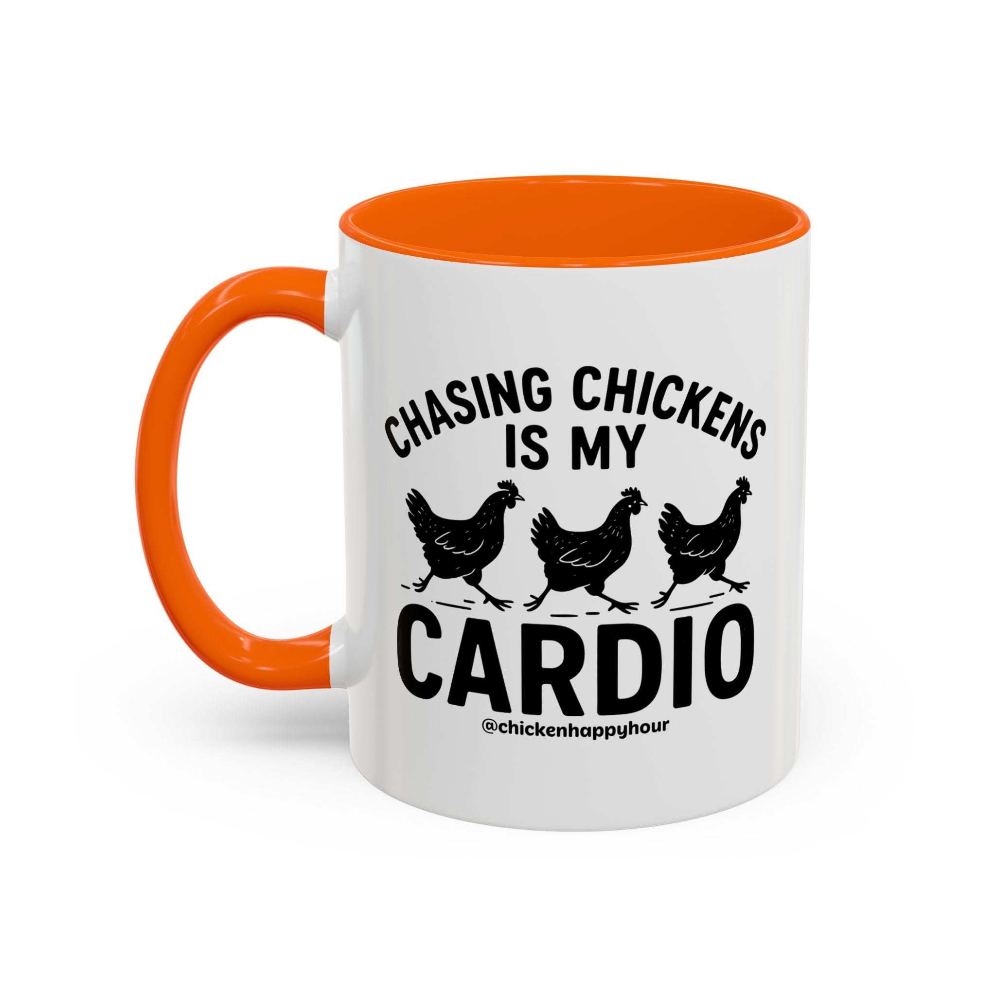 Chasing Chickens is my Cardio Coffee Mug