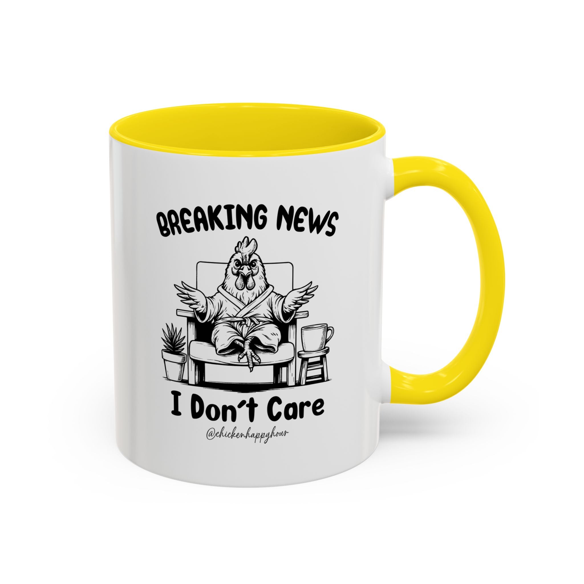 Breaking News I Don't Care Coffee Mug