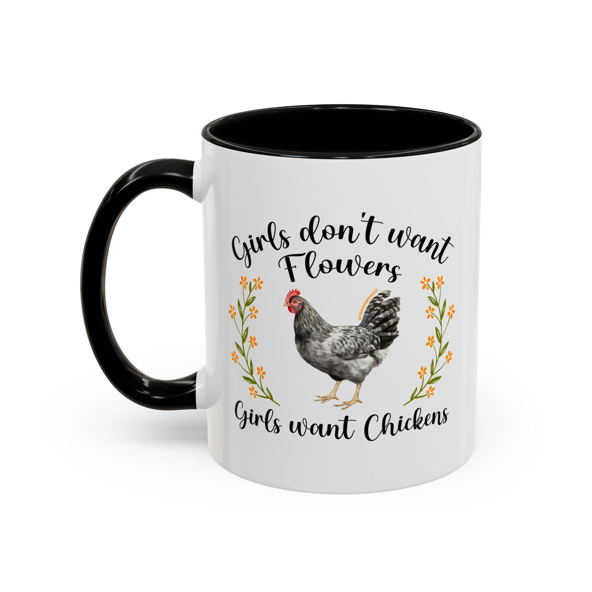 Girls Want Chickens Coffee Mug