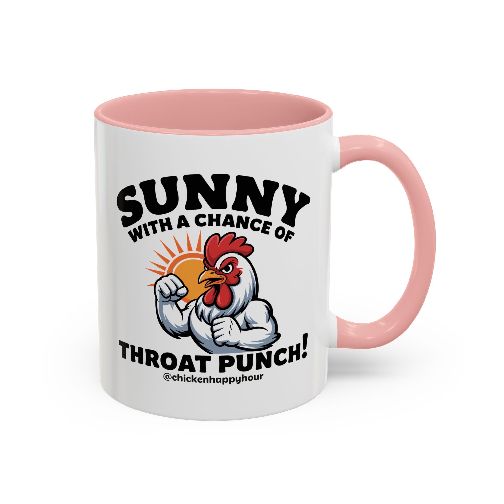 Sunny with a Chance of Throat Punch Coffee Mug