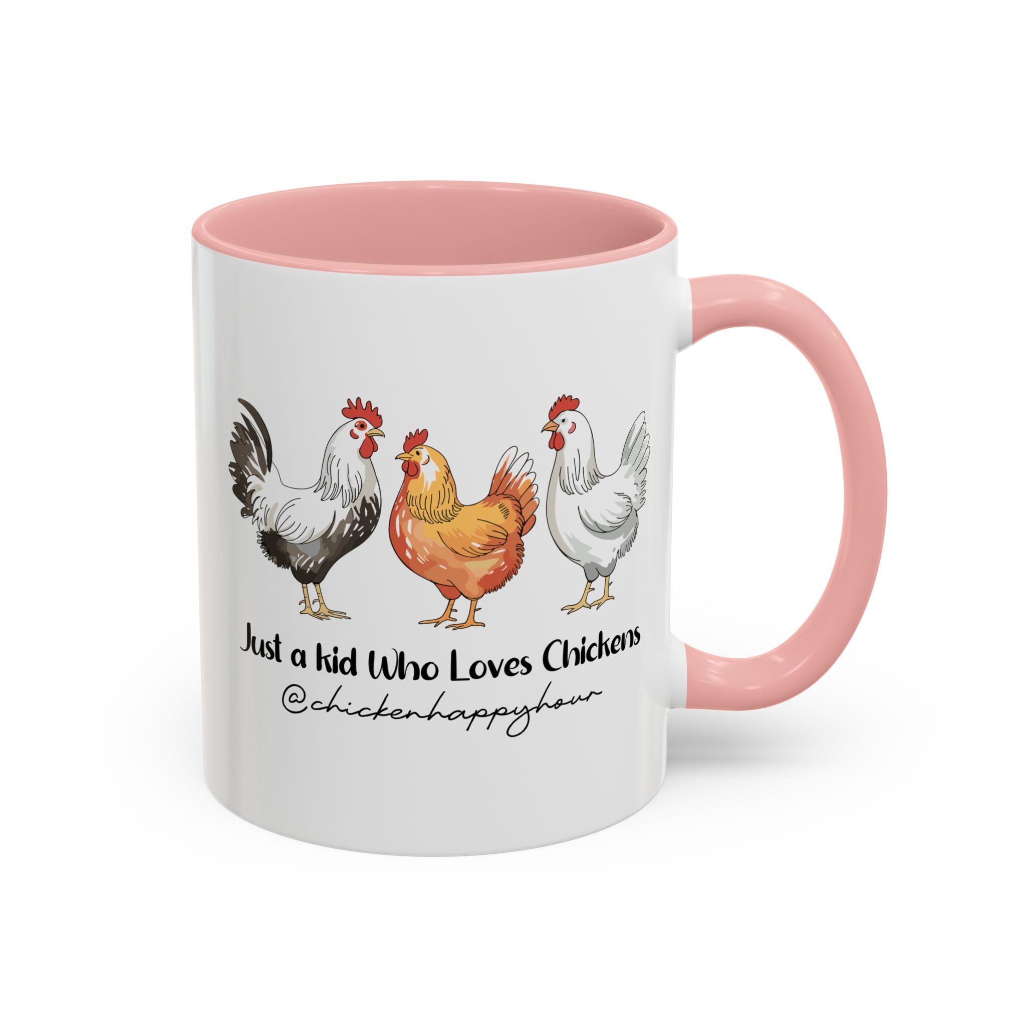 Just a kid Who Loves Chickens Coffee Mug