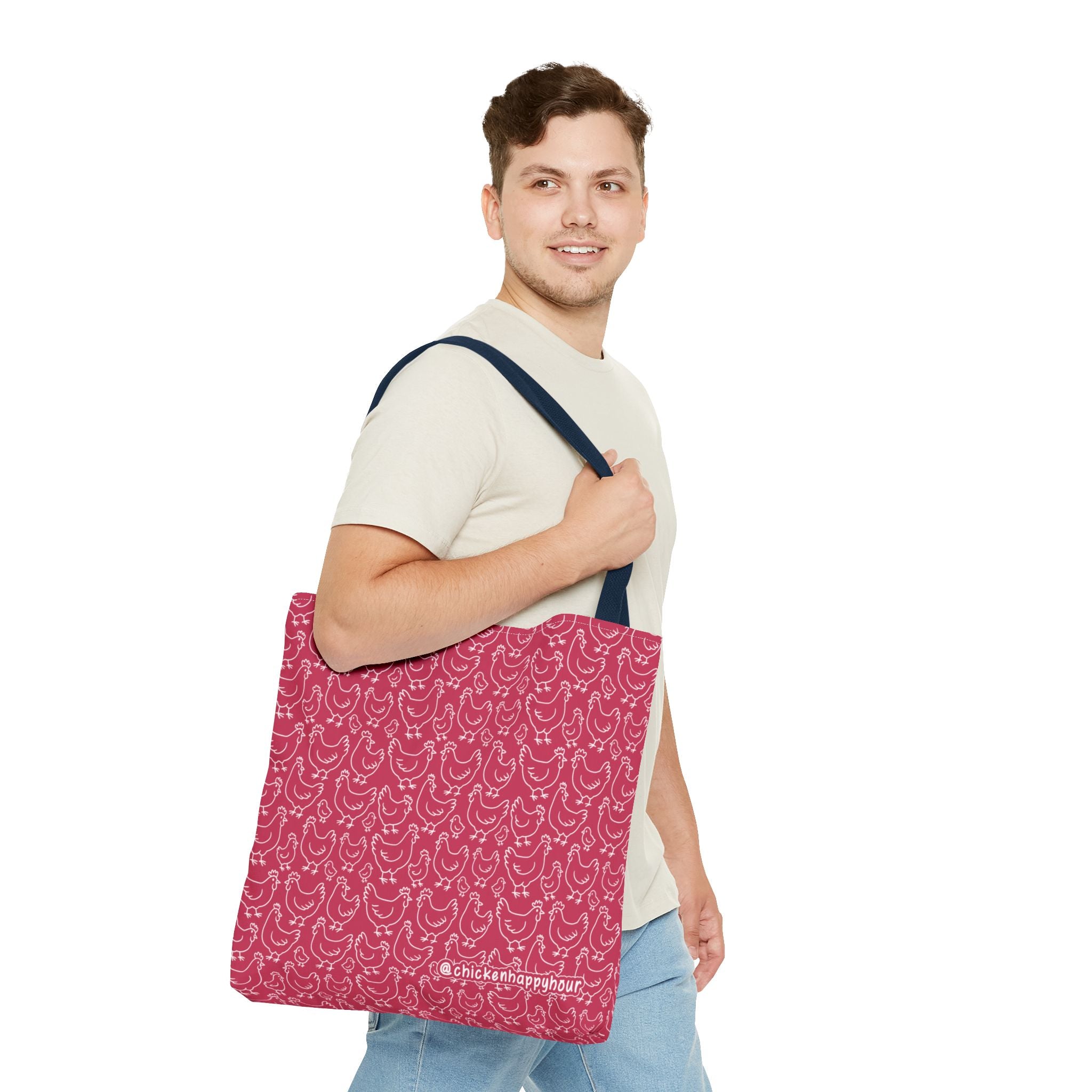 Chickens Pattern Tote Bag
