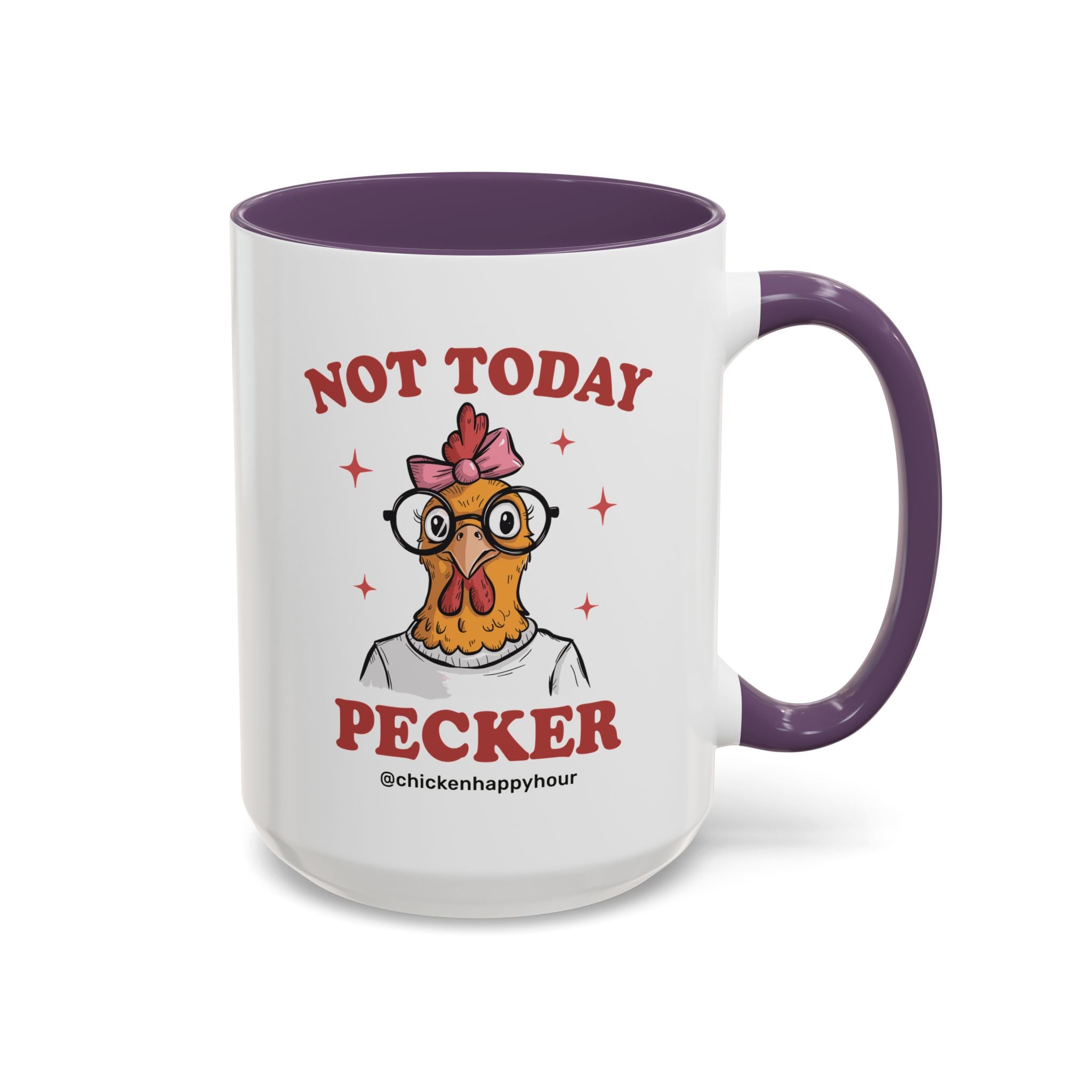 Not Today Pecker Coffee Mug