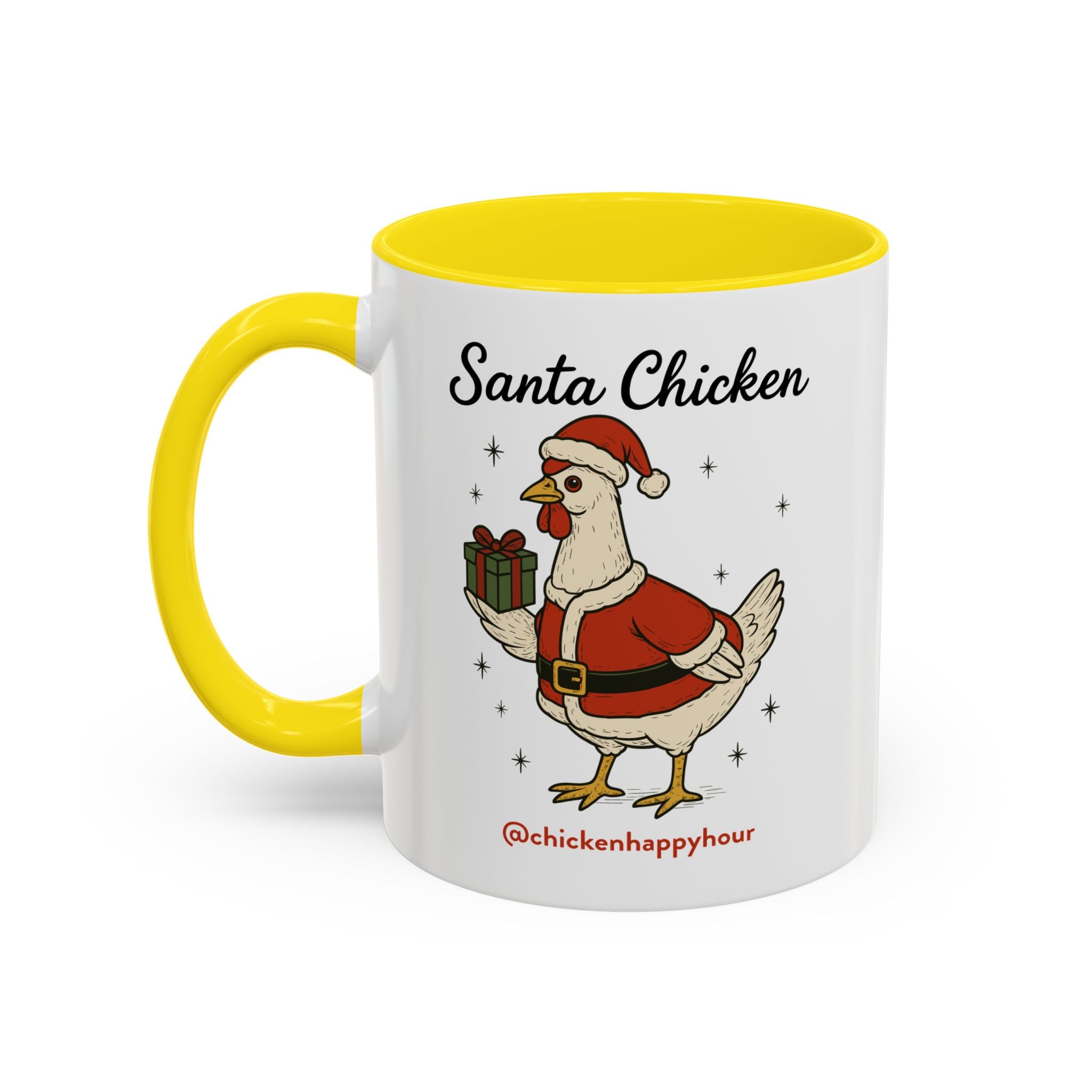 Santa Chicken Coffee Mug