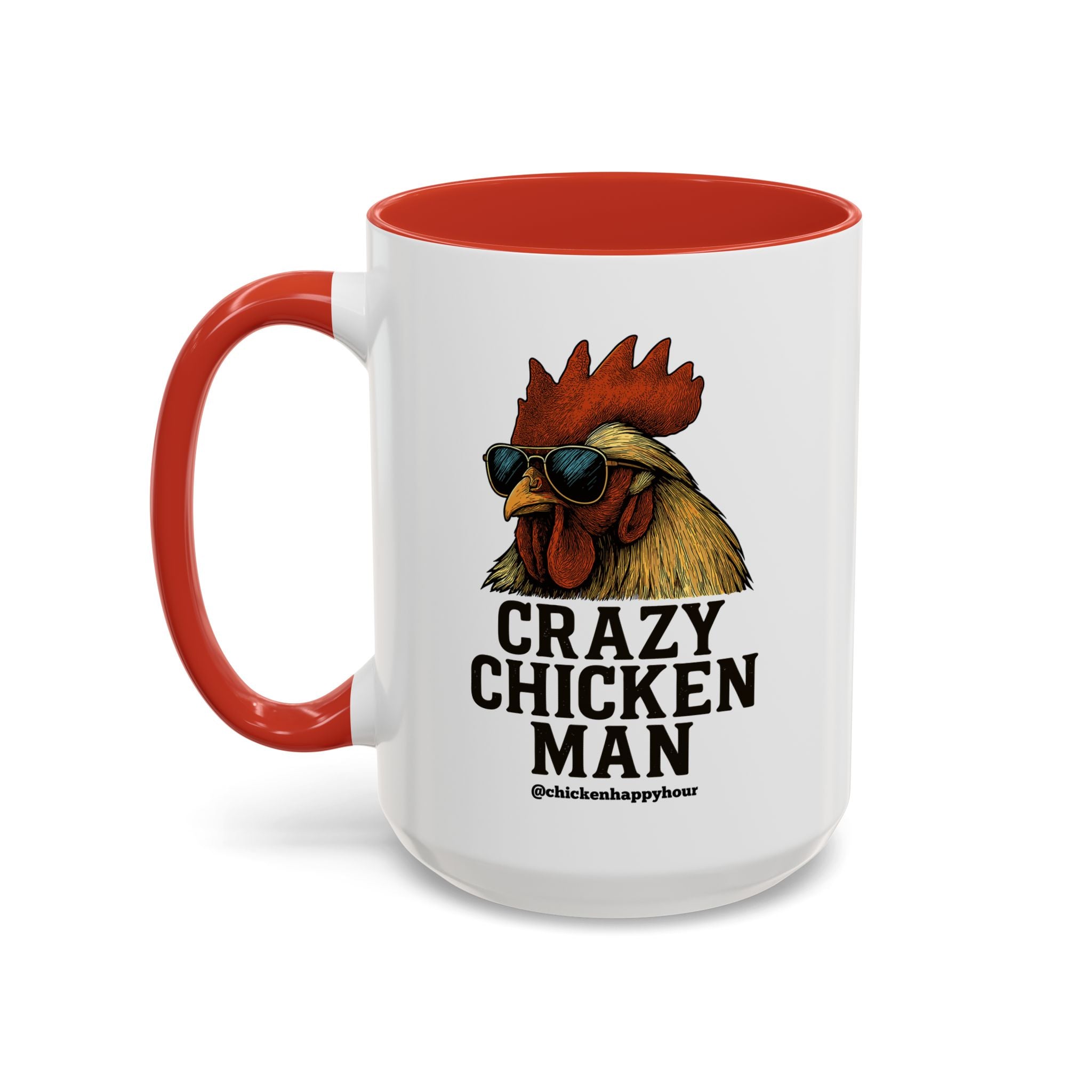 Crazy Chicken Man Coffee Mug