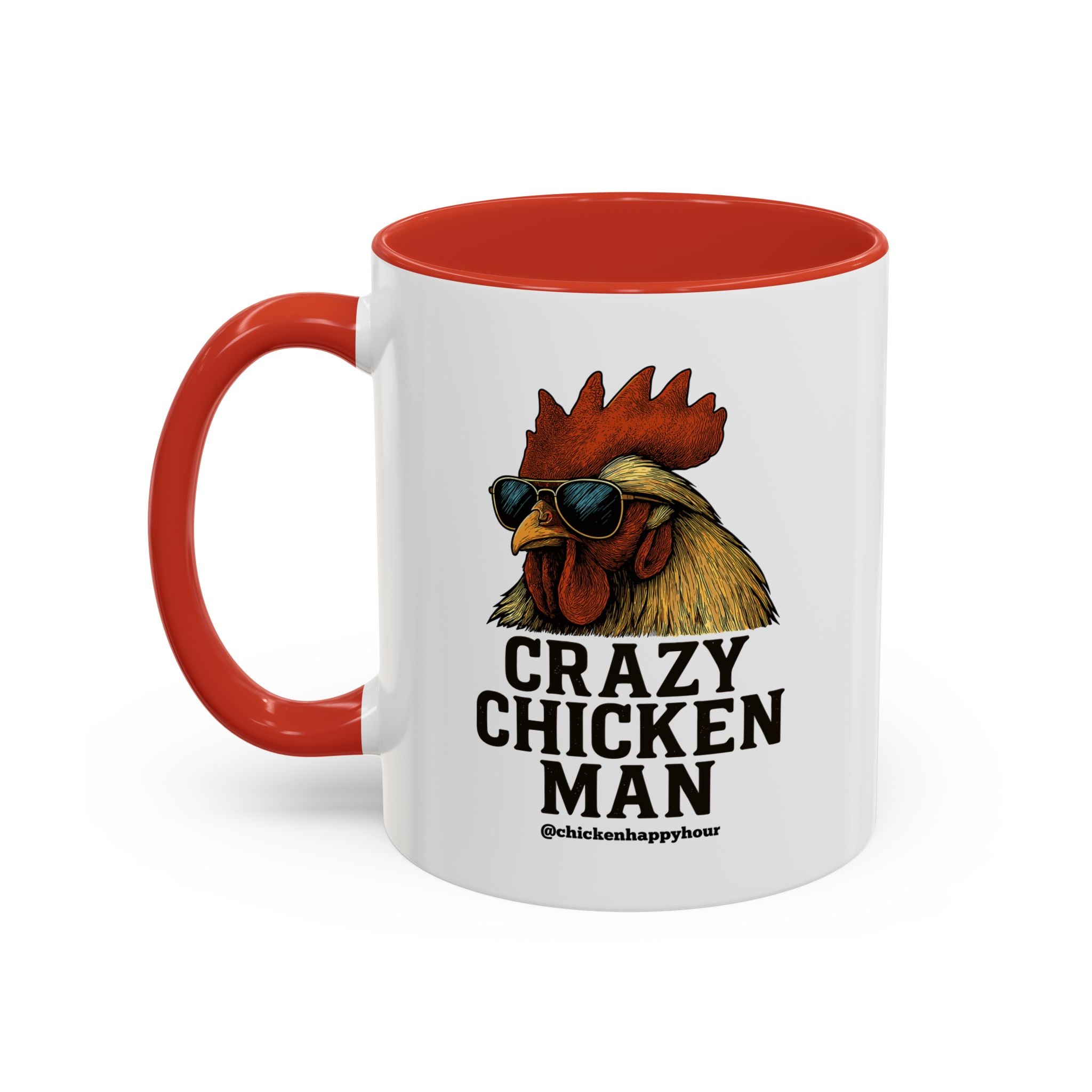 Crazy Chicken Man Coffee Mug