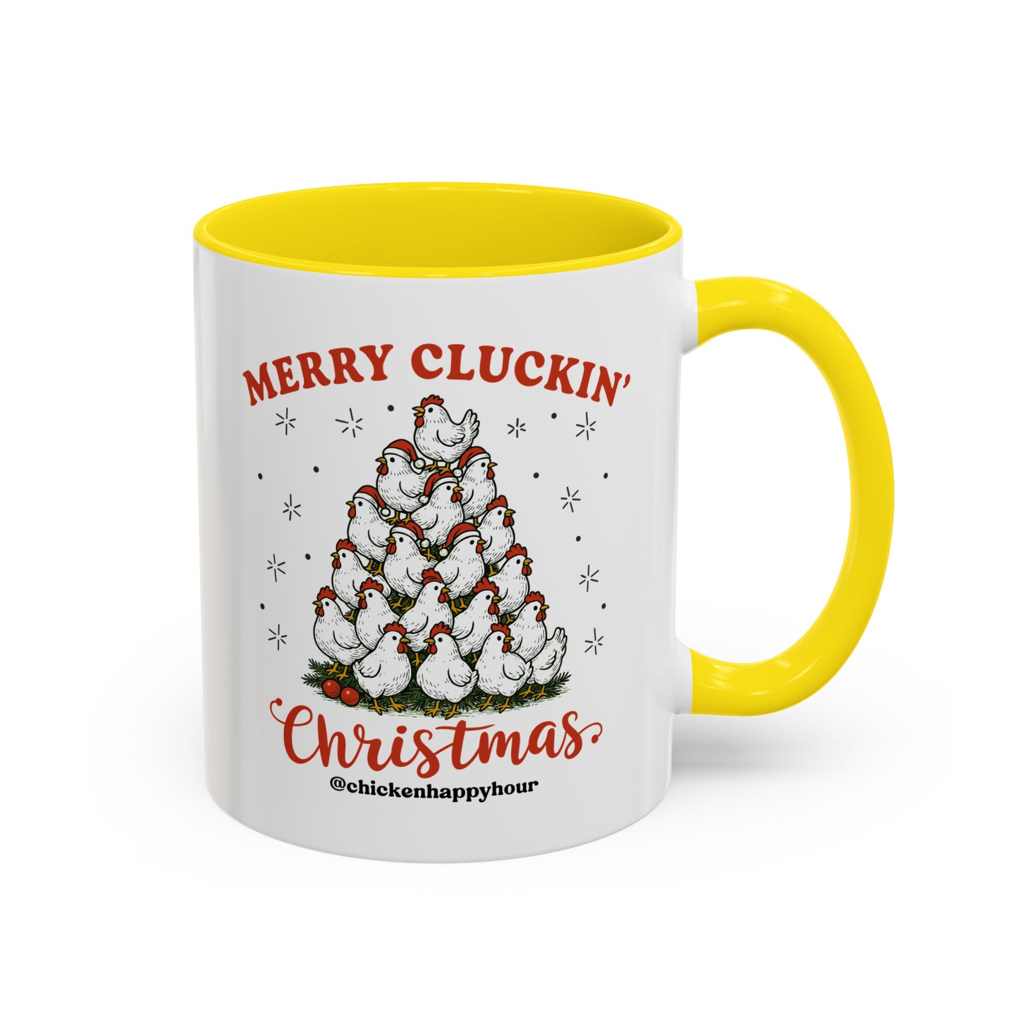 Merry Cluckin' Coffee Mug