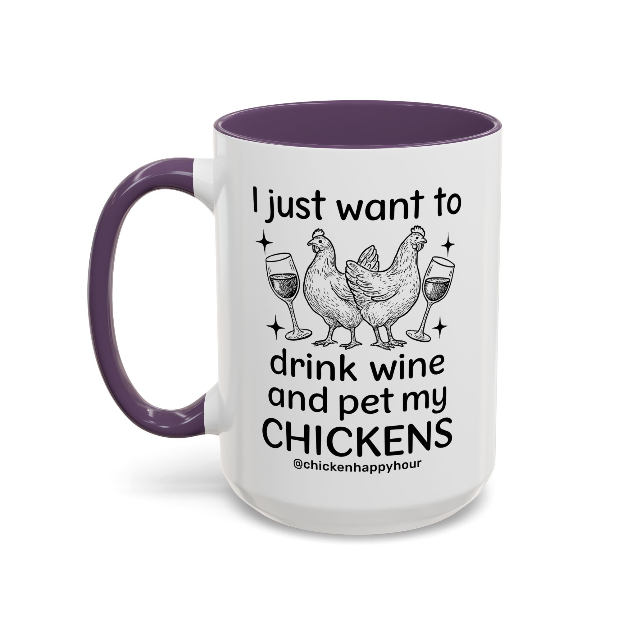 Wine and Chickens Coffee Mug