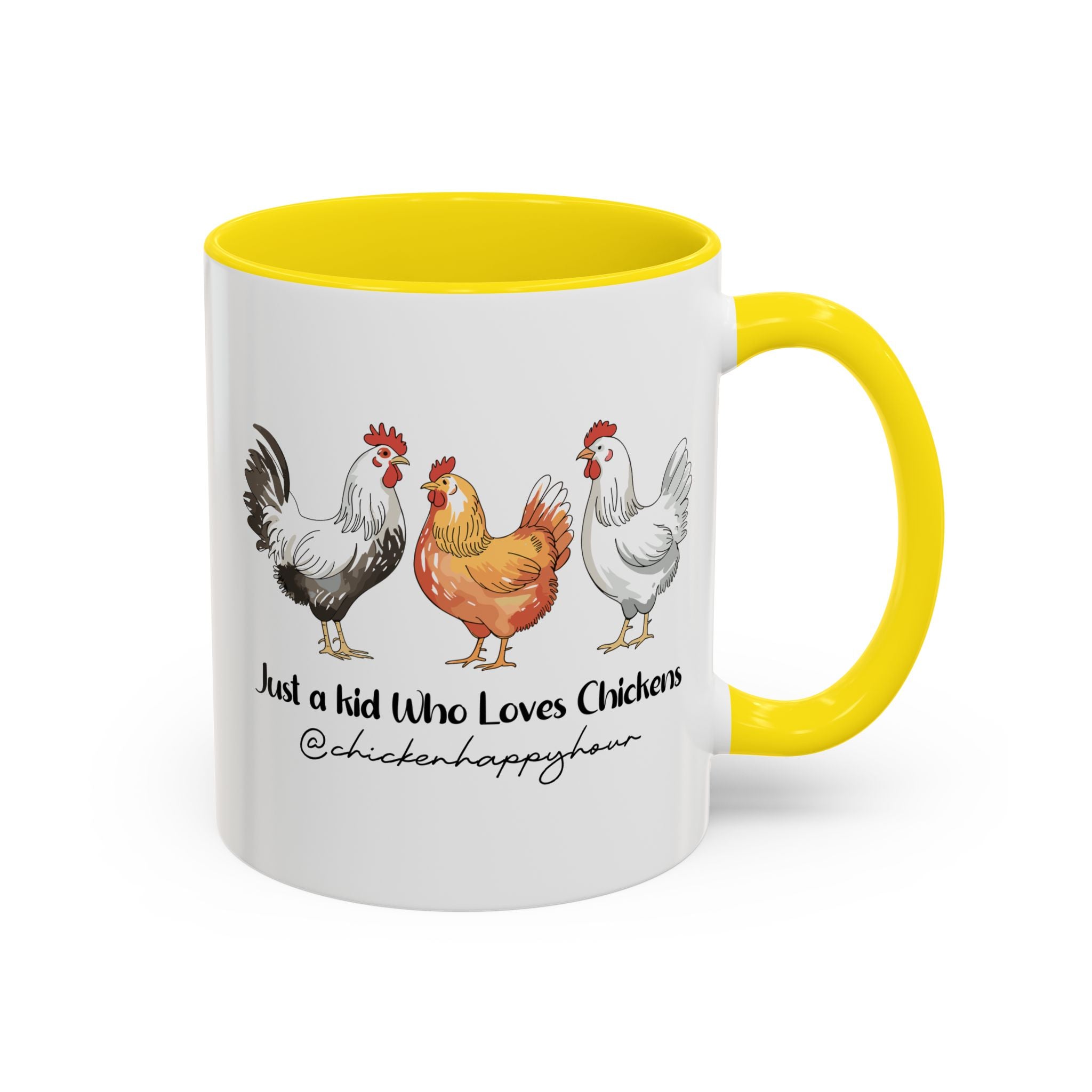 Just a kid Who Loves Chickens Coffee Mug