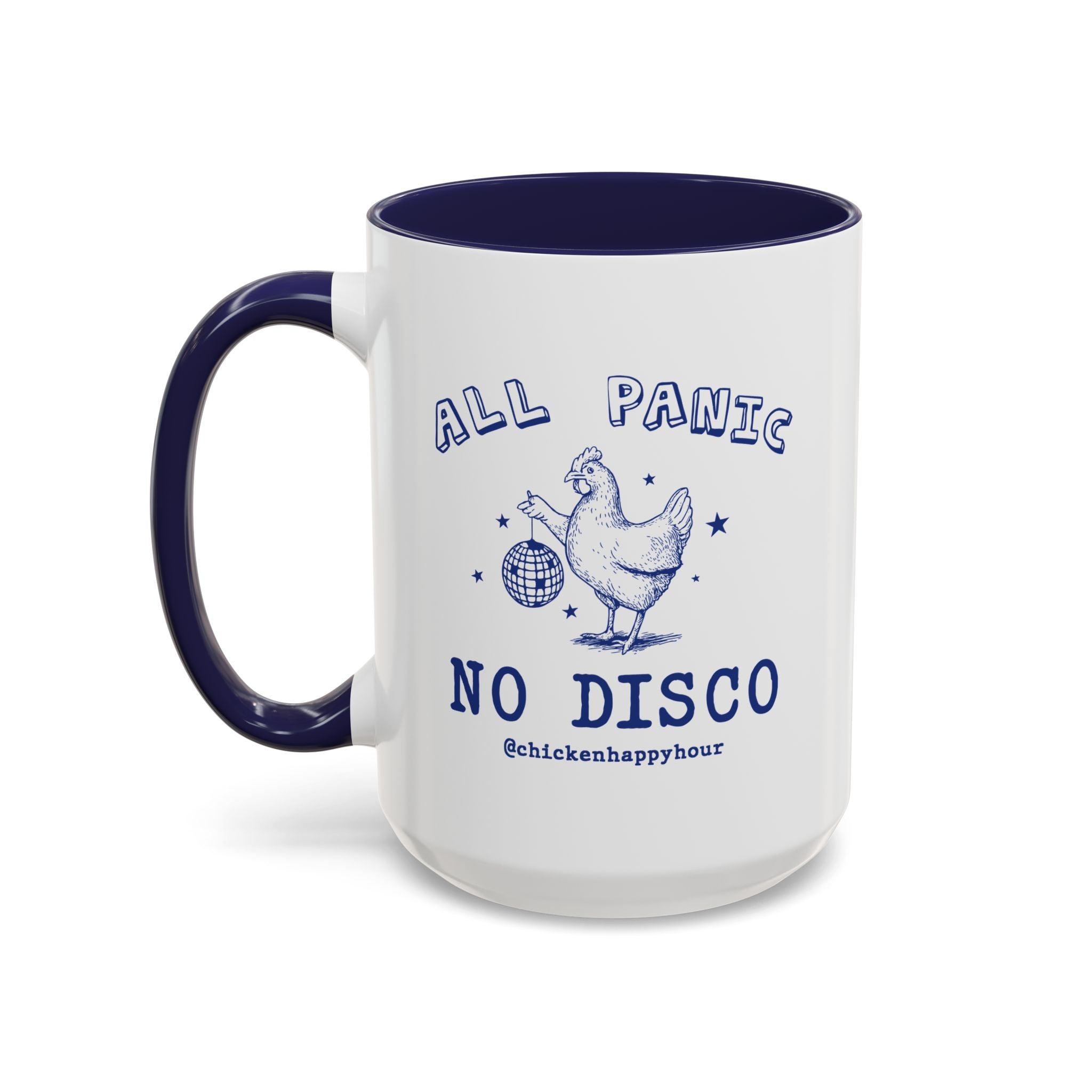 All Panic No Disco Coffee Mug