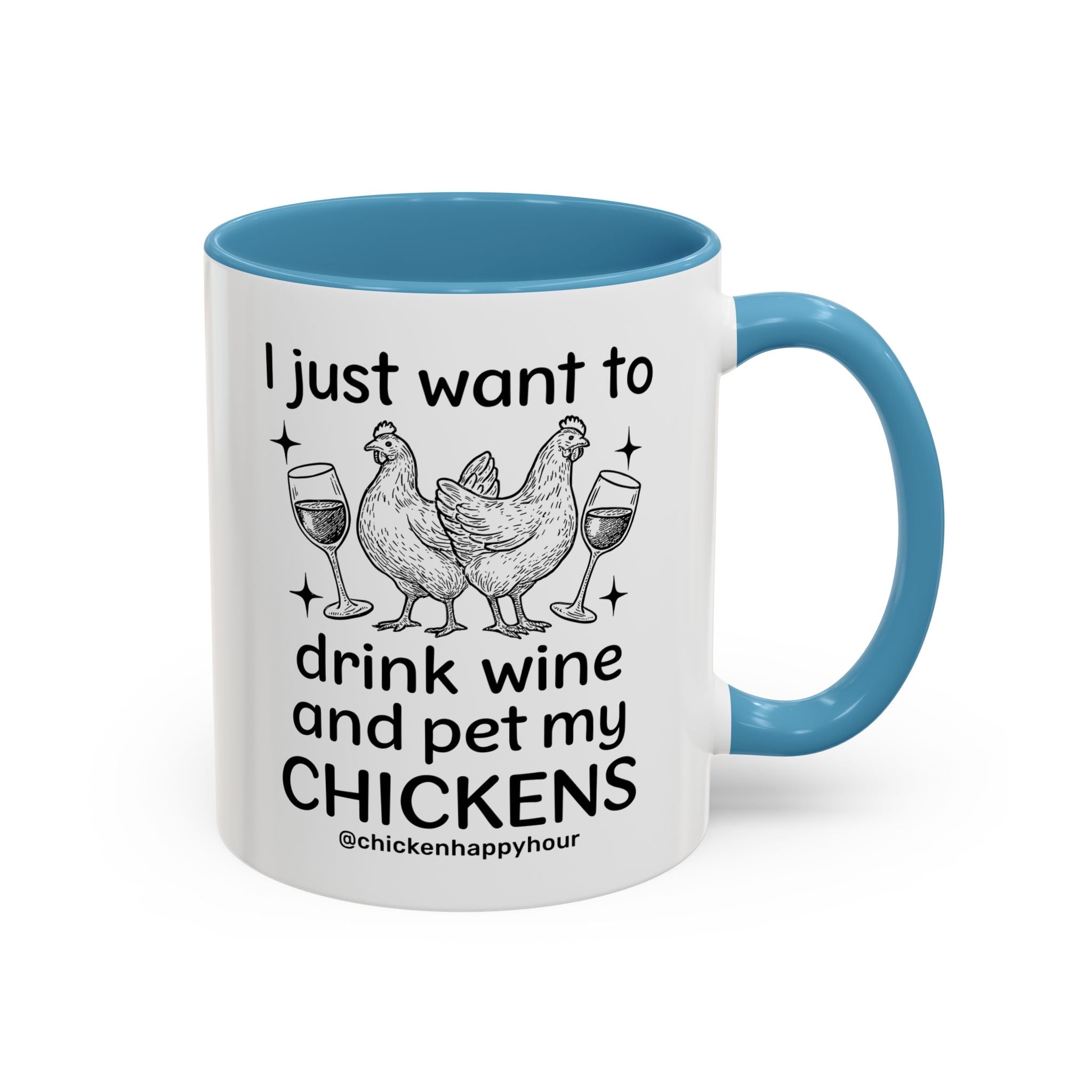 Wine and Chickens Coffee Mug