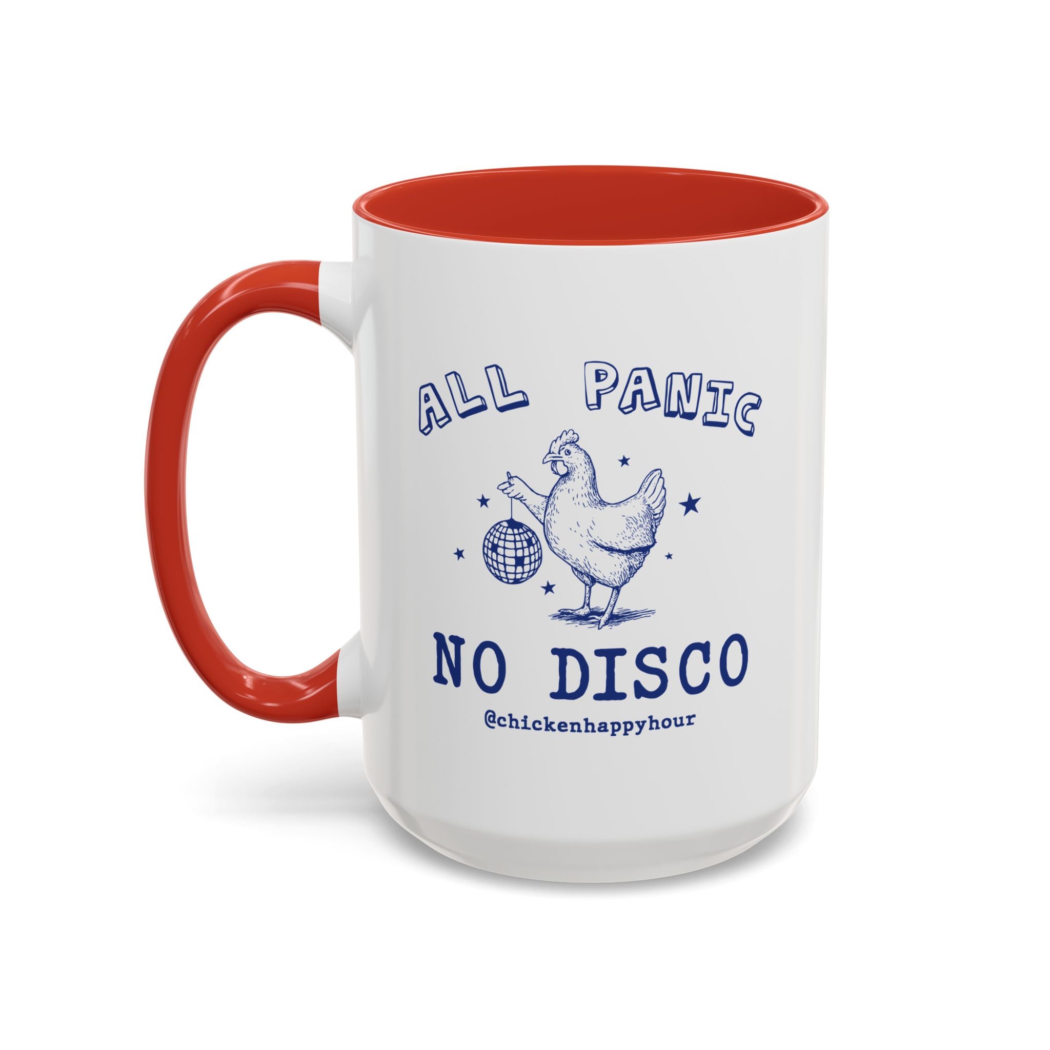 All Panic No Disco Coffee Mug