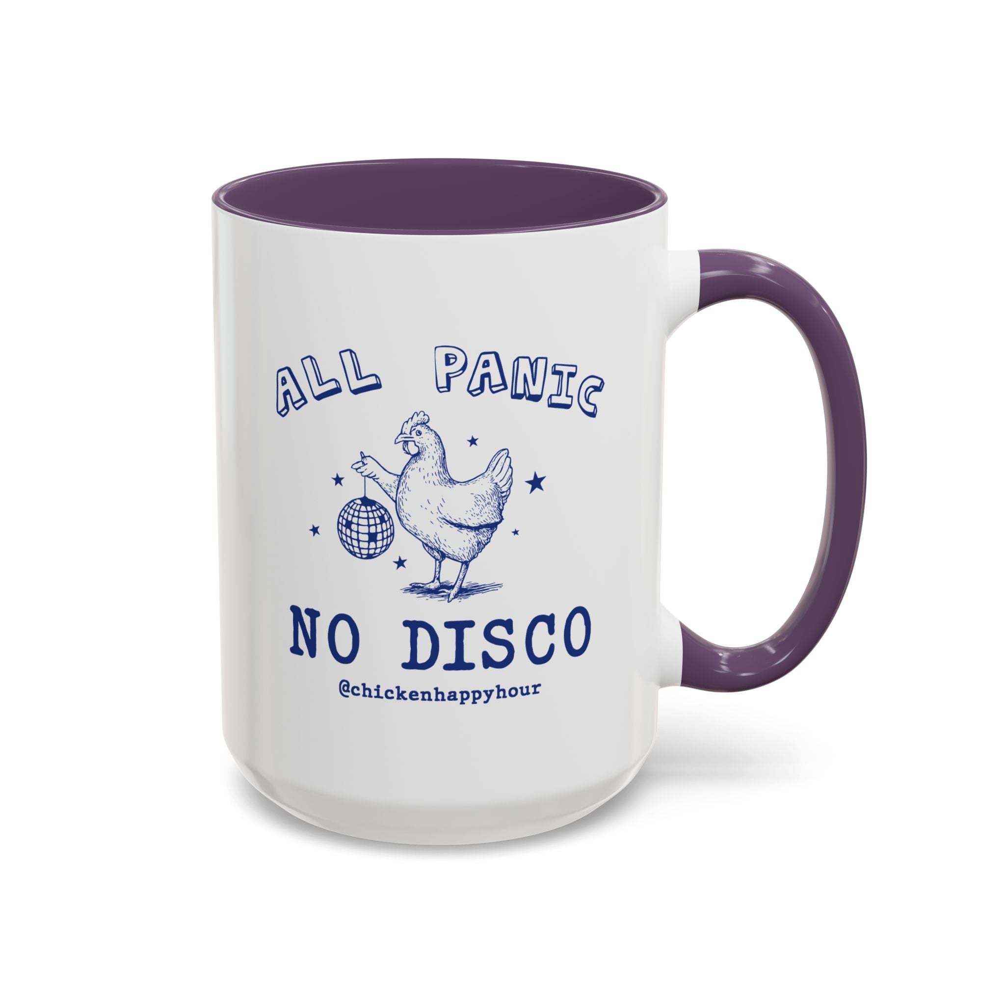 All Panic No Disco Coffee Mug