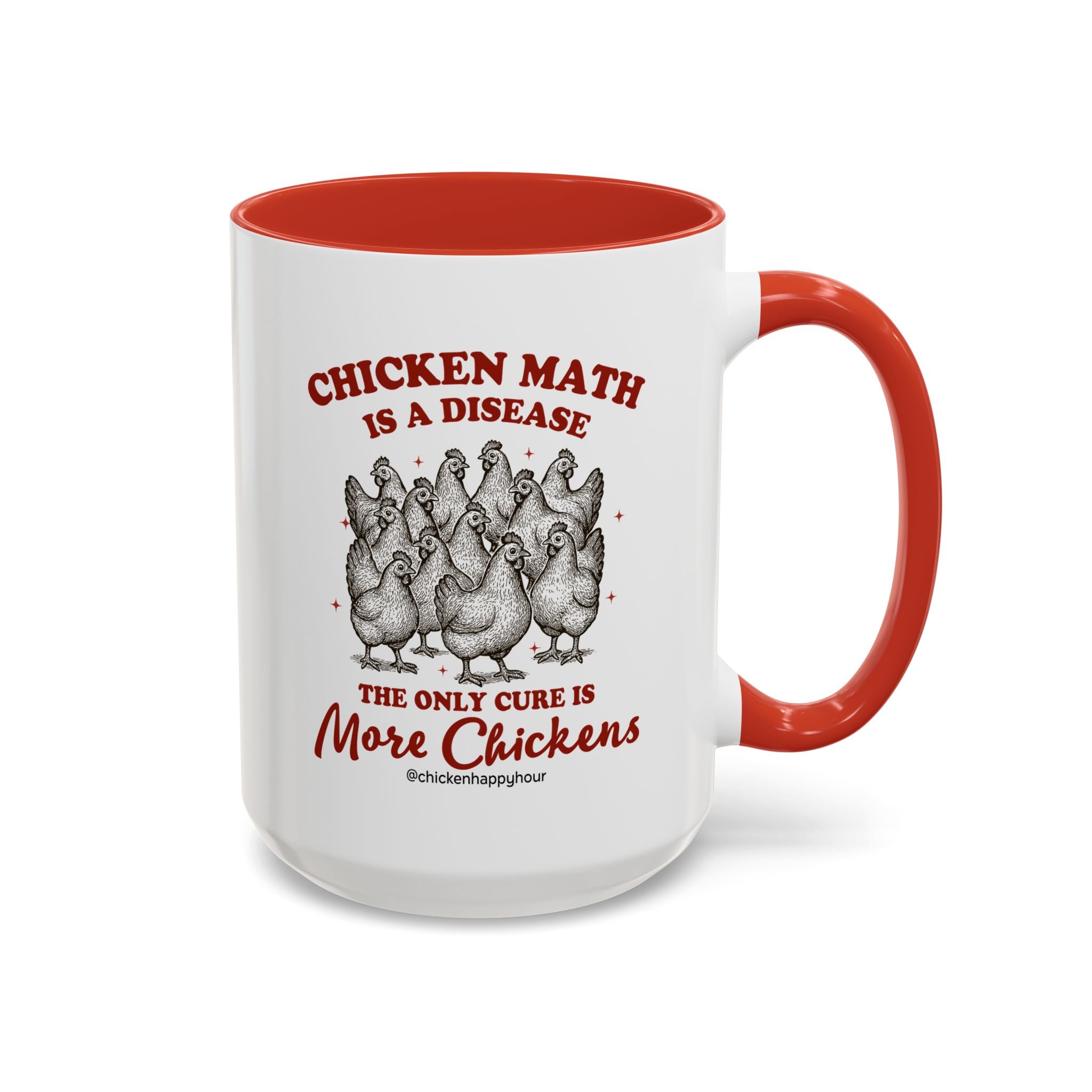 Chicken Math is a Disease Coffee Mug