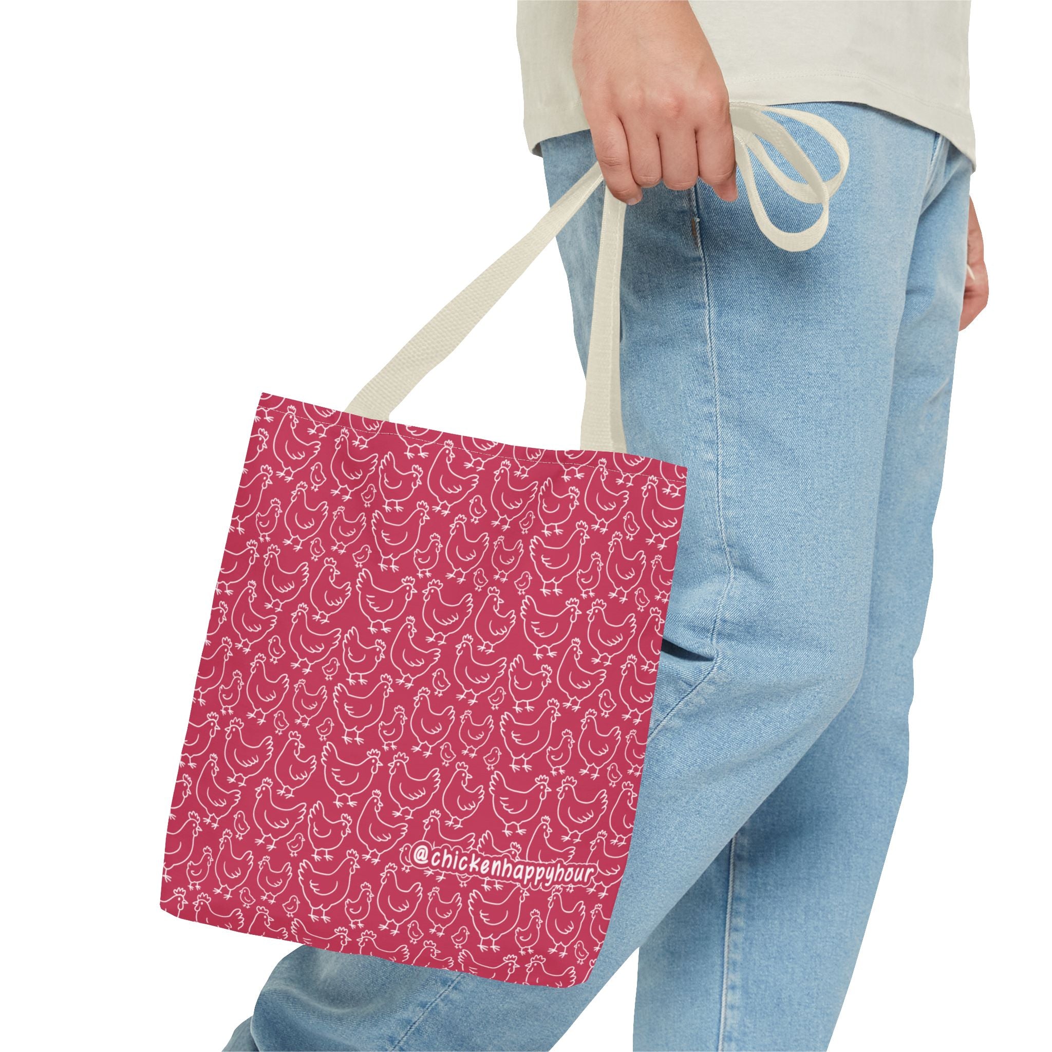 Chickens Pattern Tote Bag