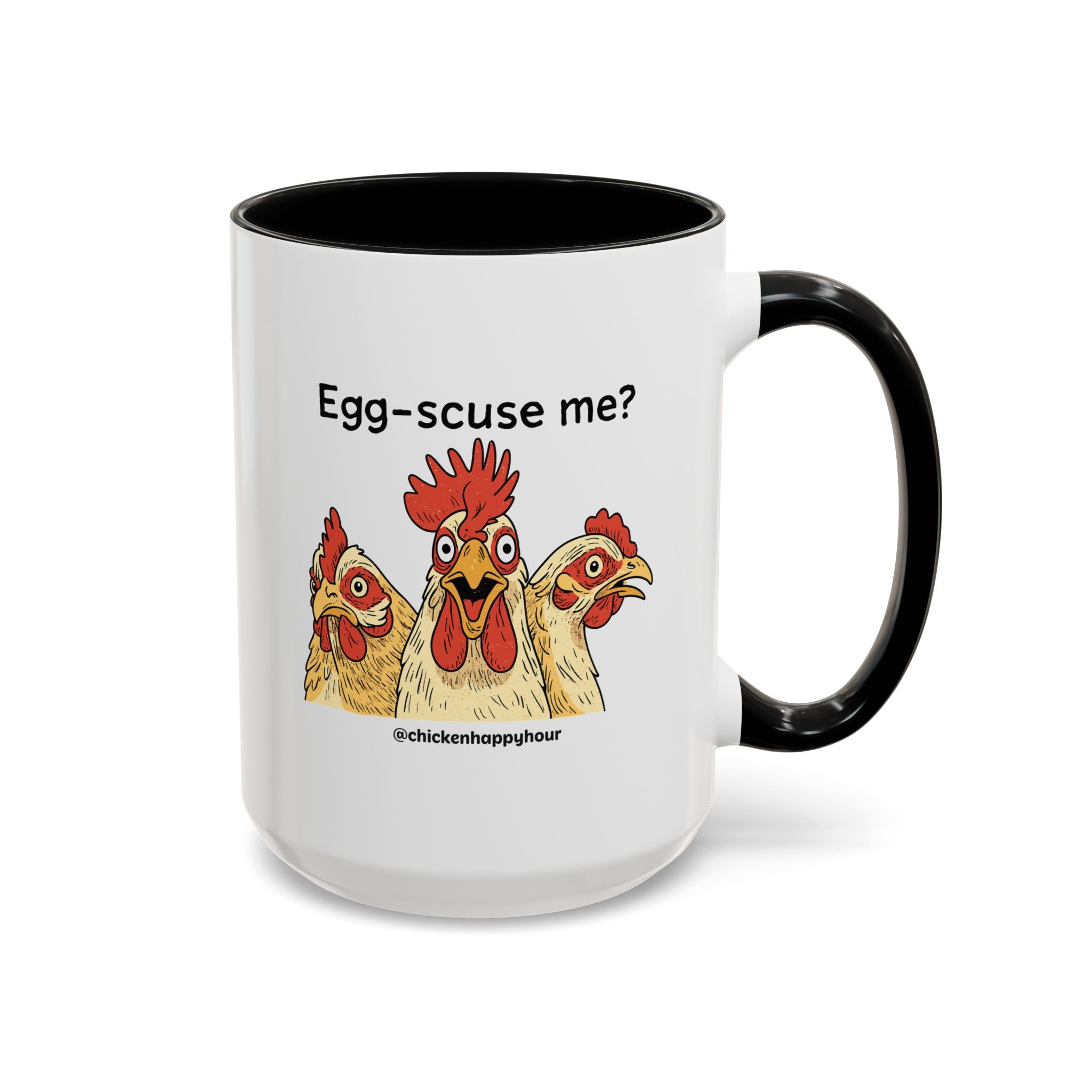 Egg-Scuse Me Coffee Mug