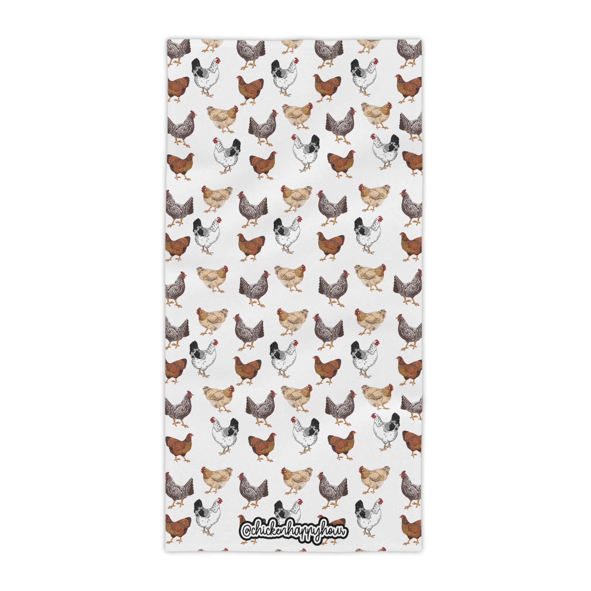 Chicken Seamless 2 Beach Towel