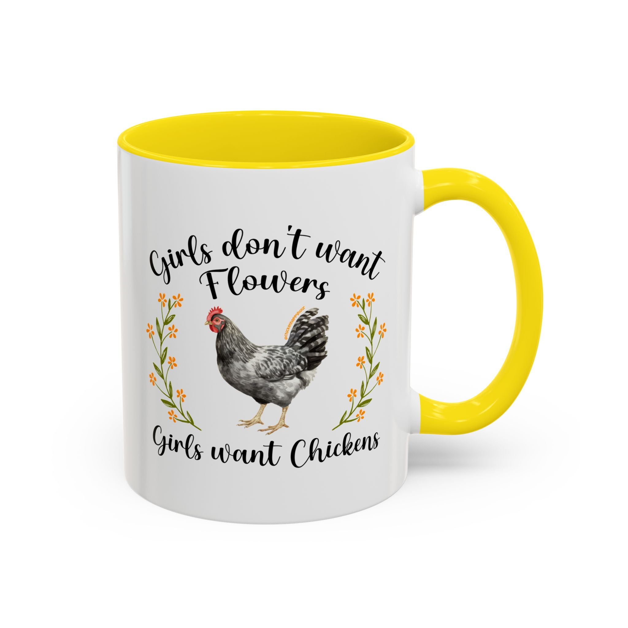 Girls Want Chickens Coffee Mug