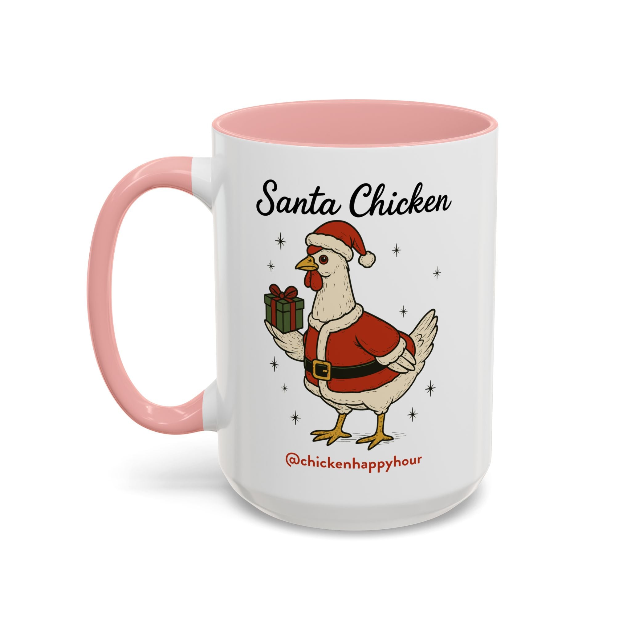 Santa Chicken Coffee Mug