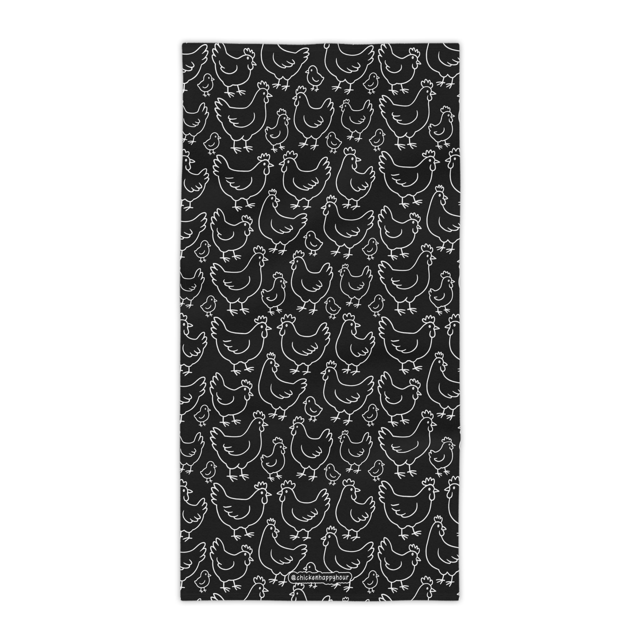 Chicken Pattern Beach Towel