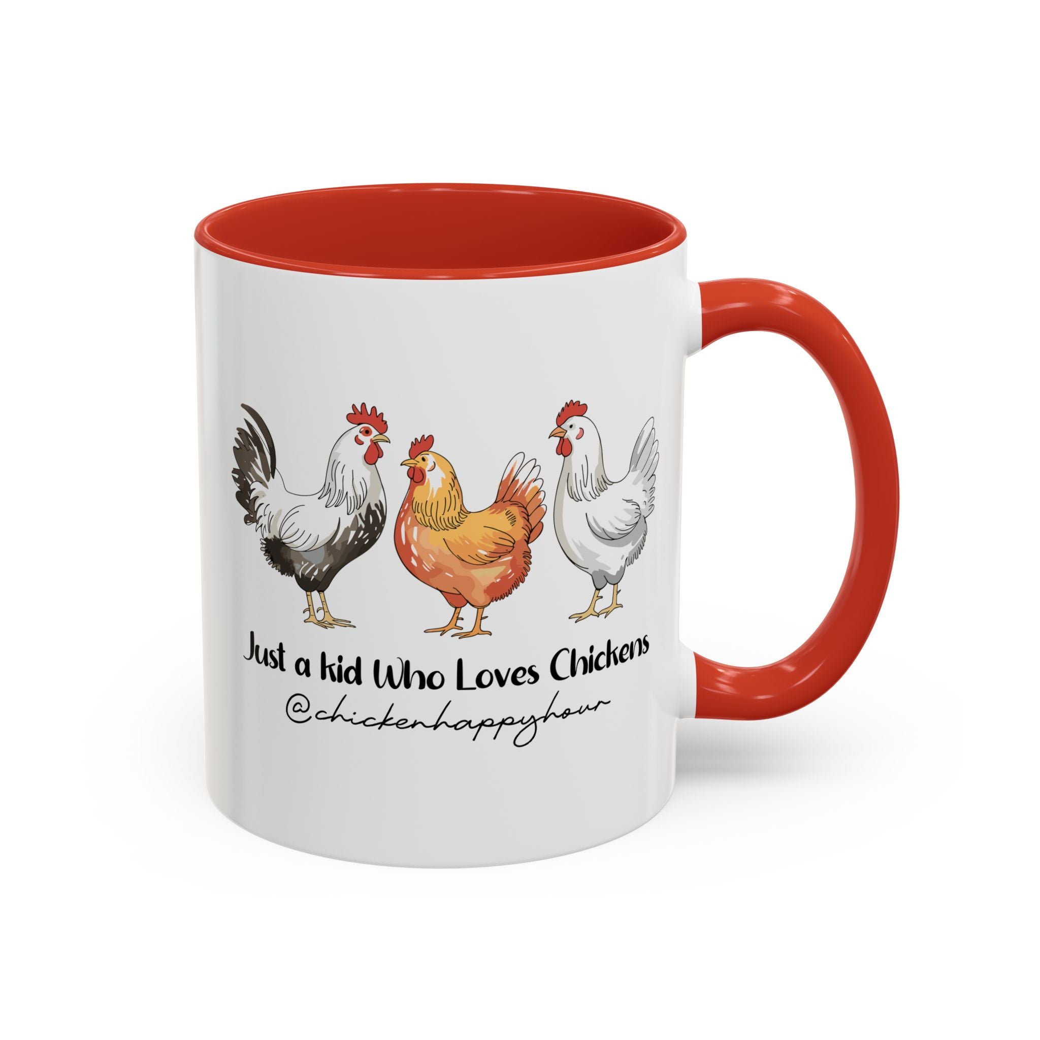 Just a kid Who Loves Chickens Coffee Mug
