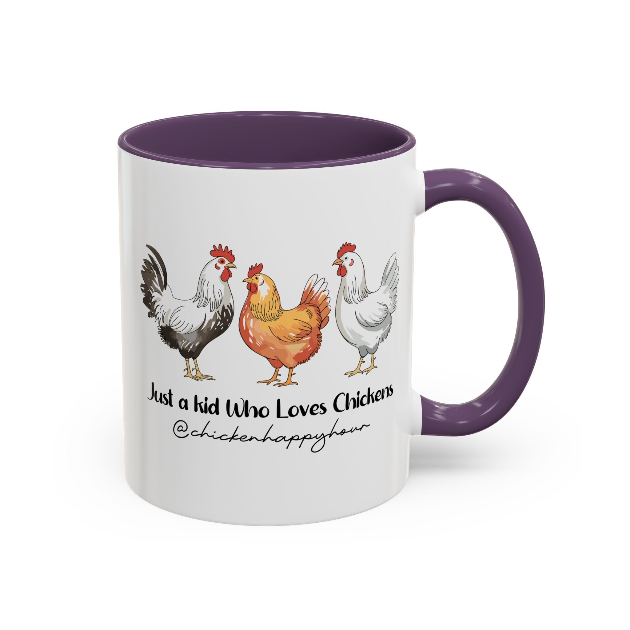 Just a kid Who Loves Chickens Coffee Mug