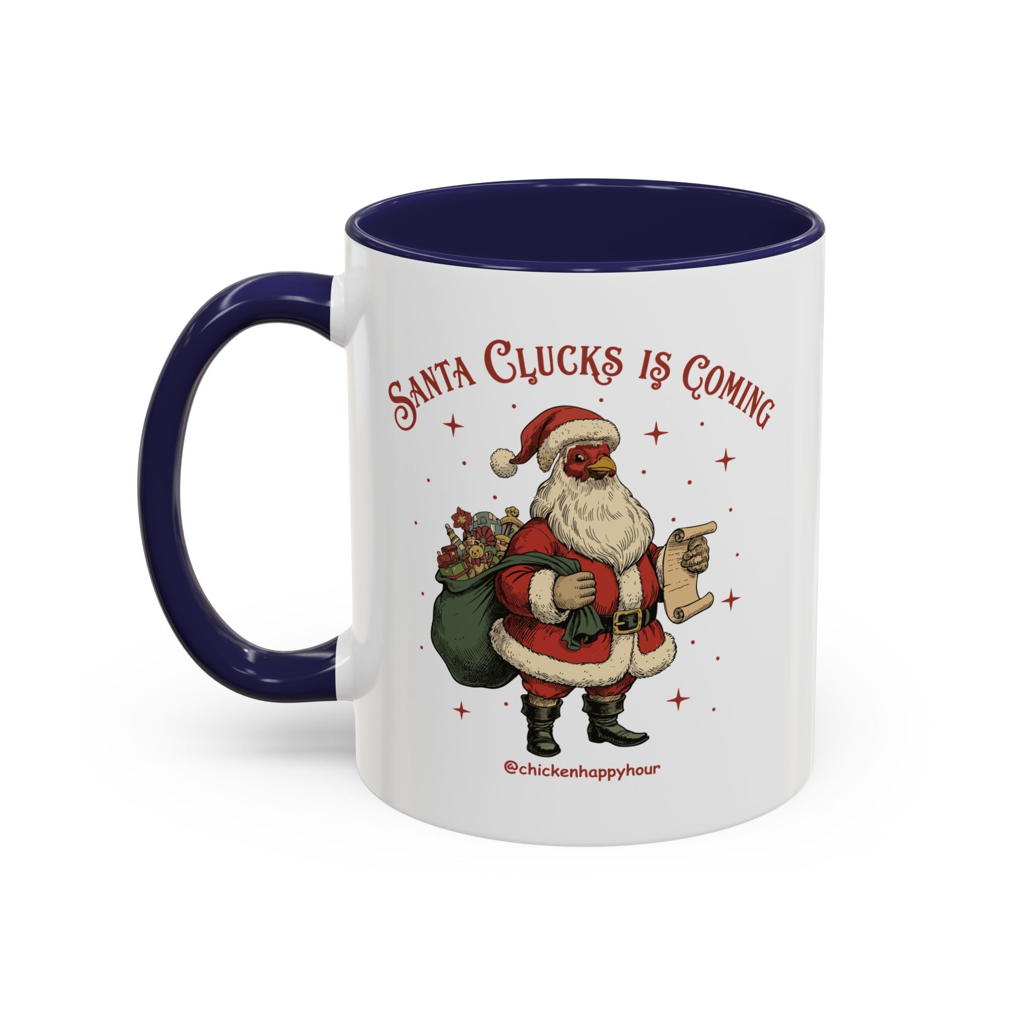 Santa Clucks Is Coming Coffee Mug