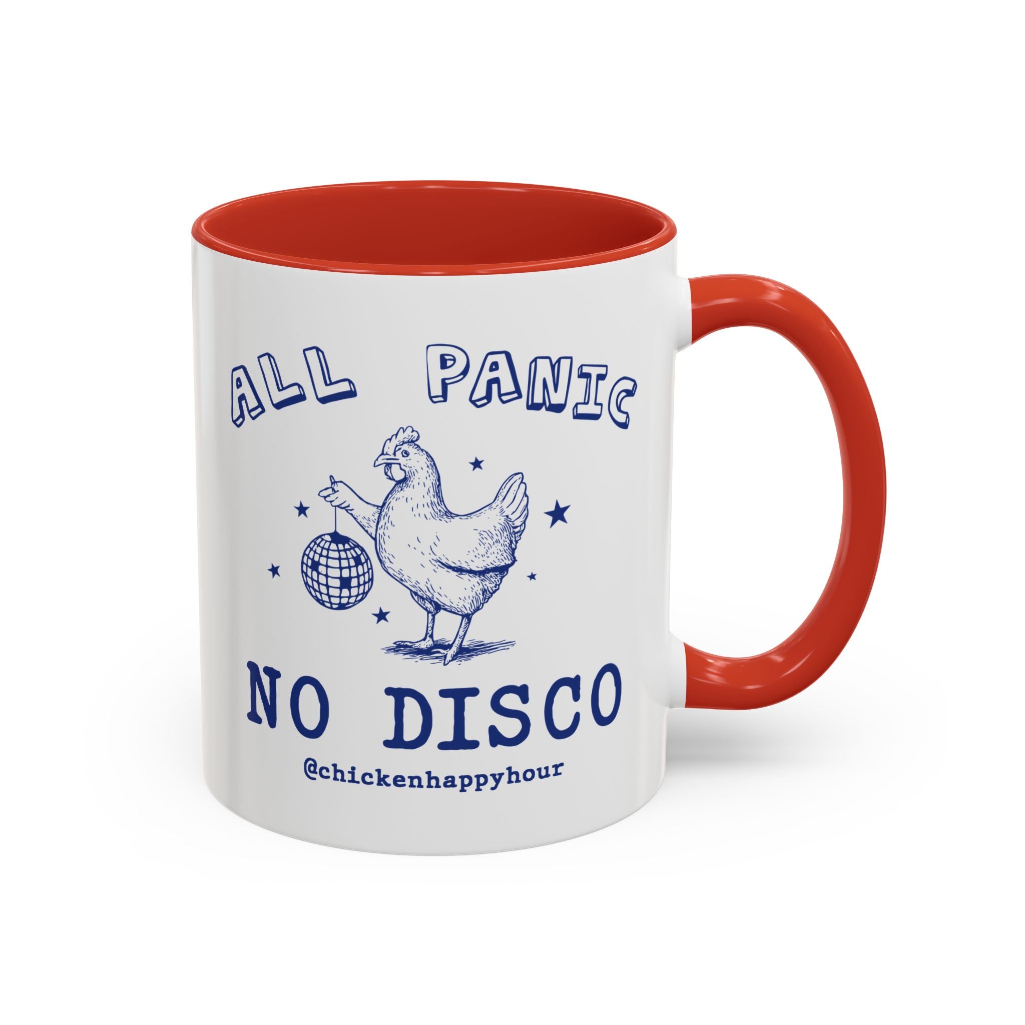 All Panic No Disco Coffee Mug