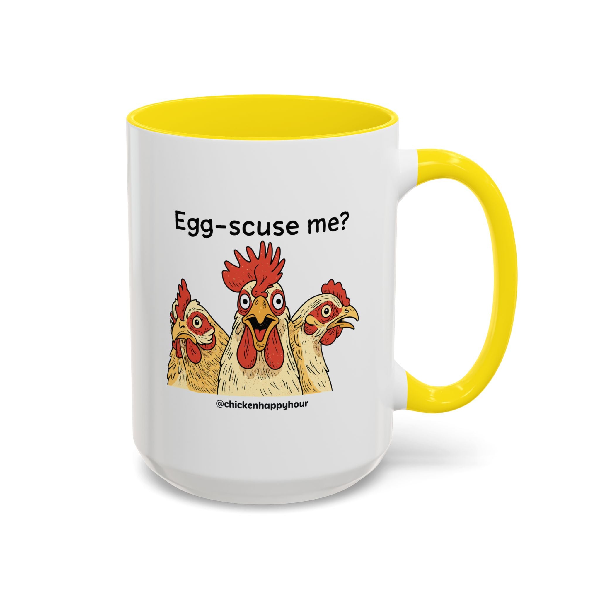 Egg-Scuse Me Coffee Mug