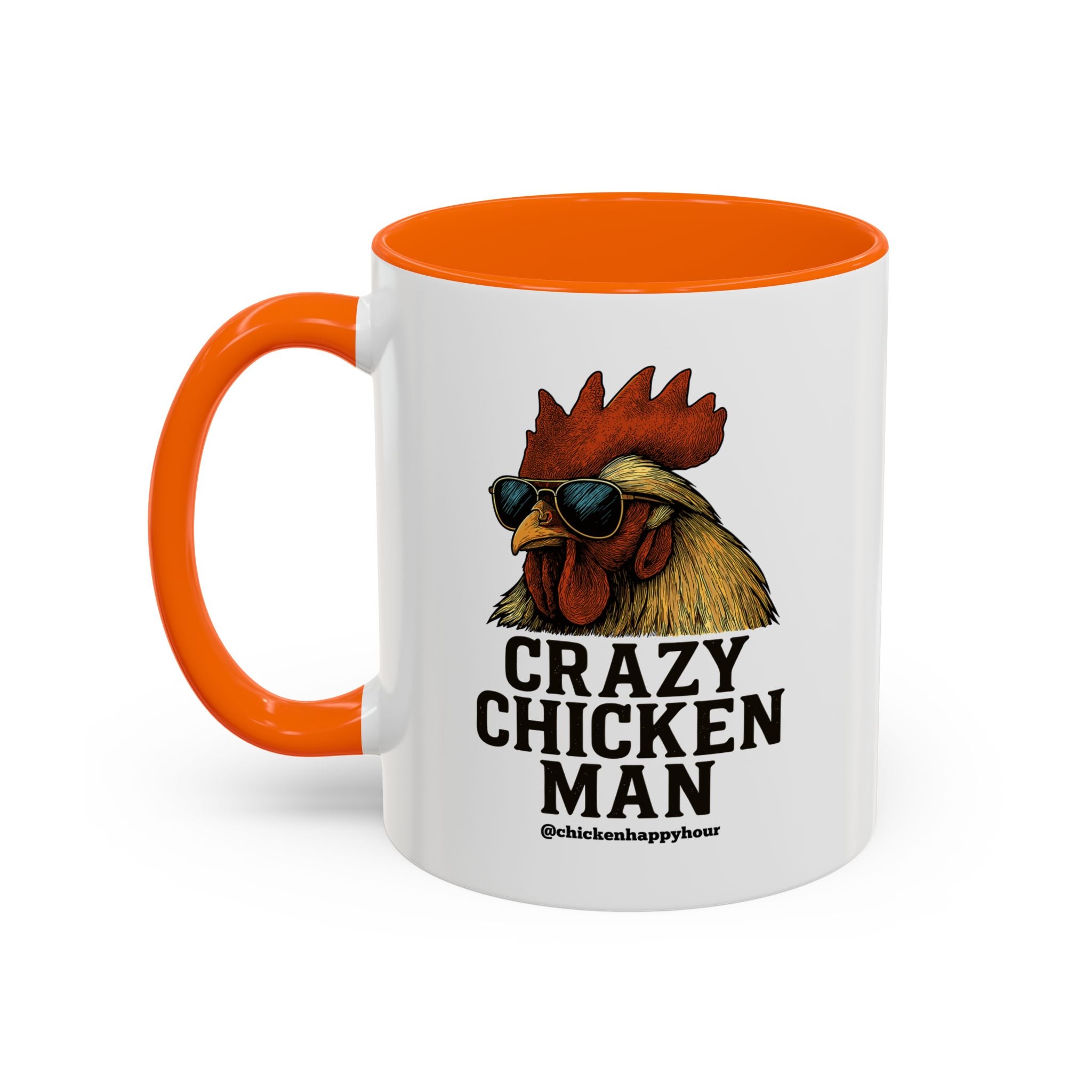Crazy Chicken Man Coffee Mug