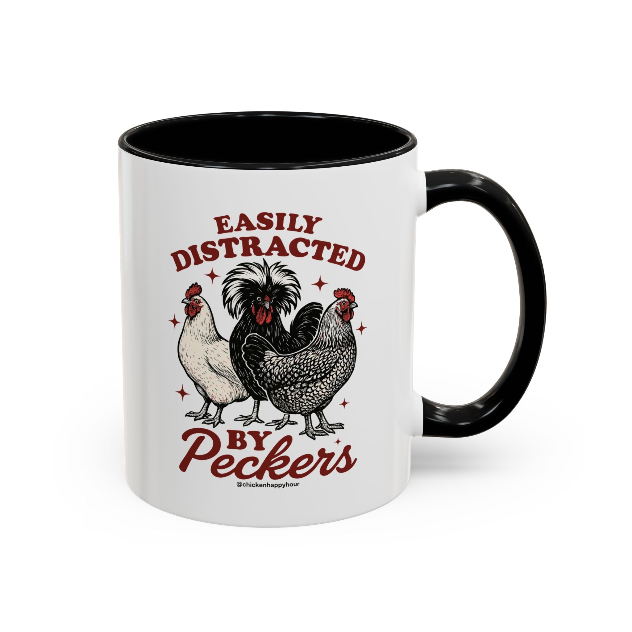 Easily Distracted By Peckers Coffee Mug