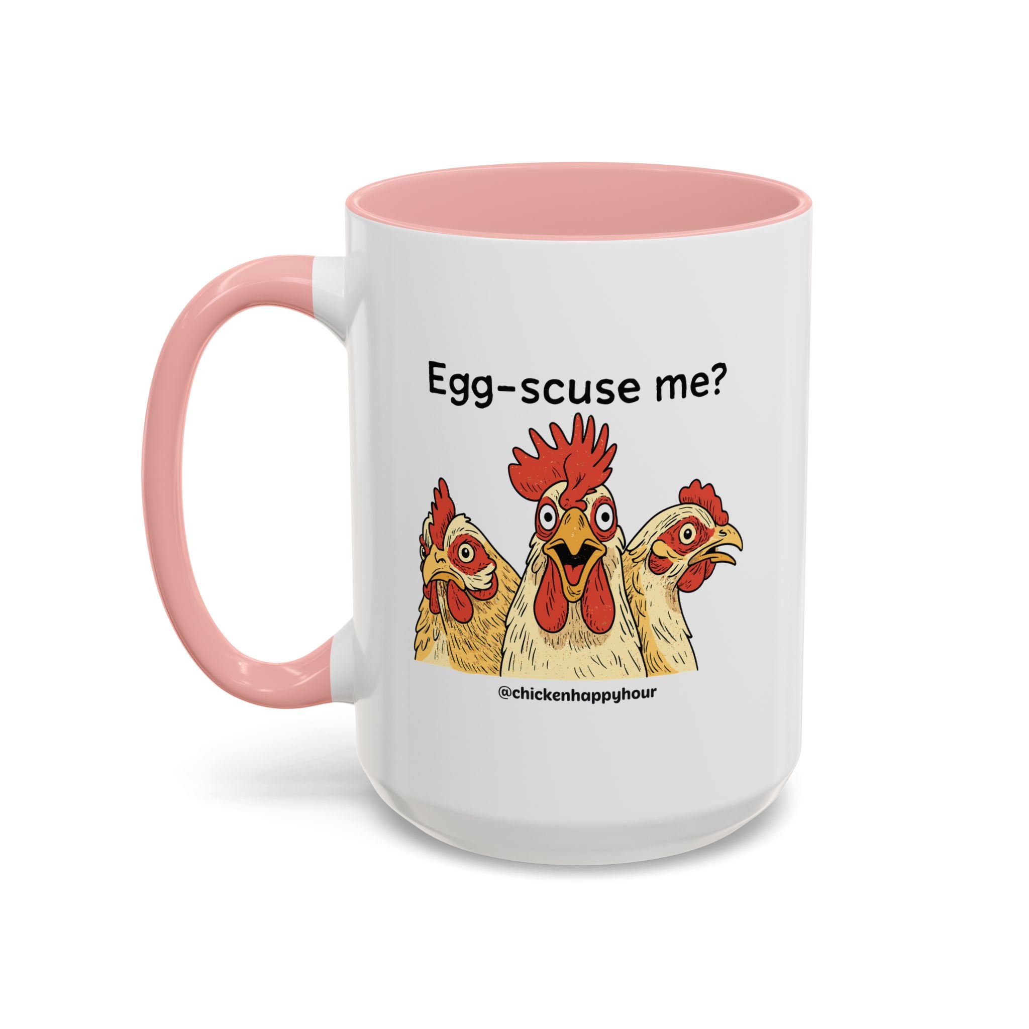 Egg-Scuse Me Coffee Mug