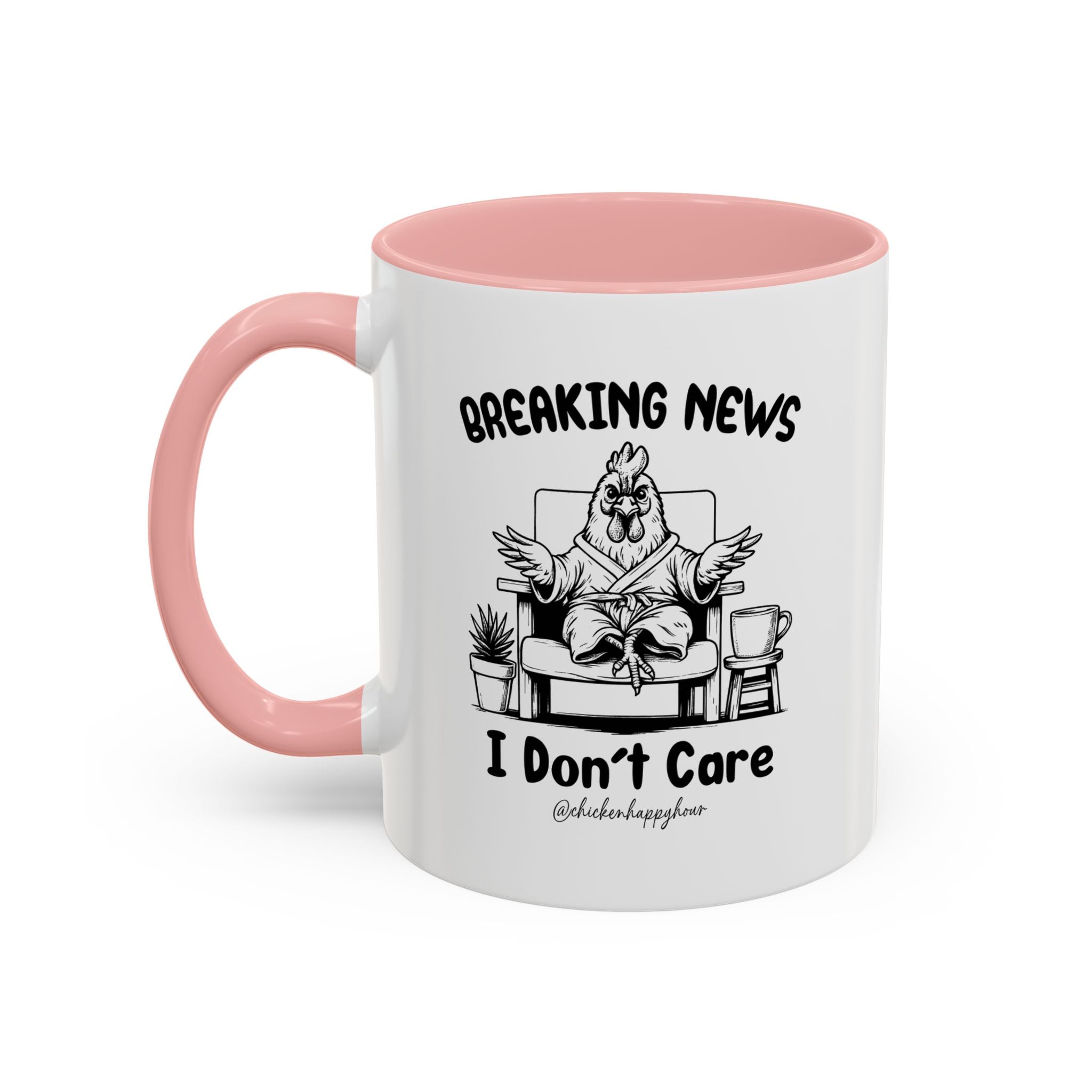 Breaking News I Don't Care Coffee Mug