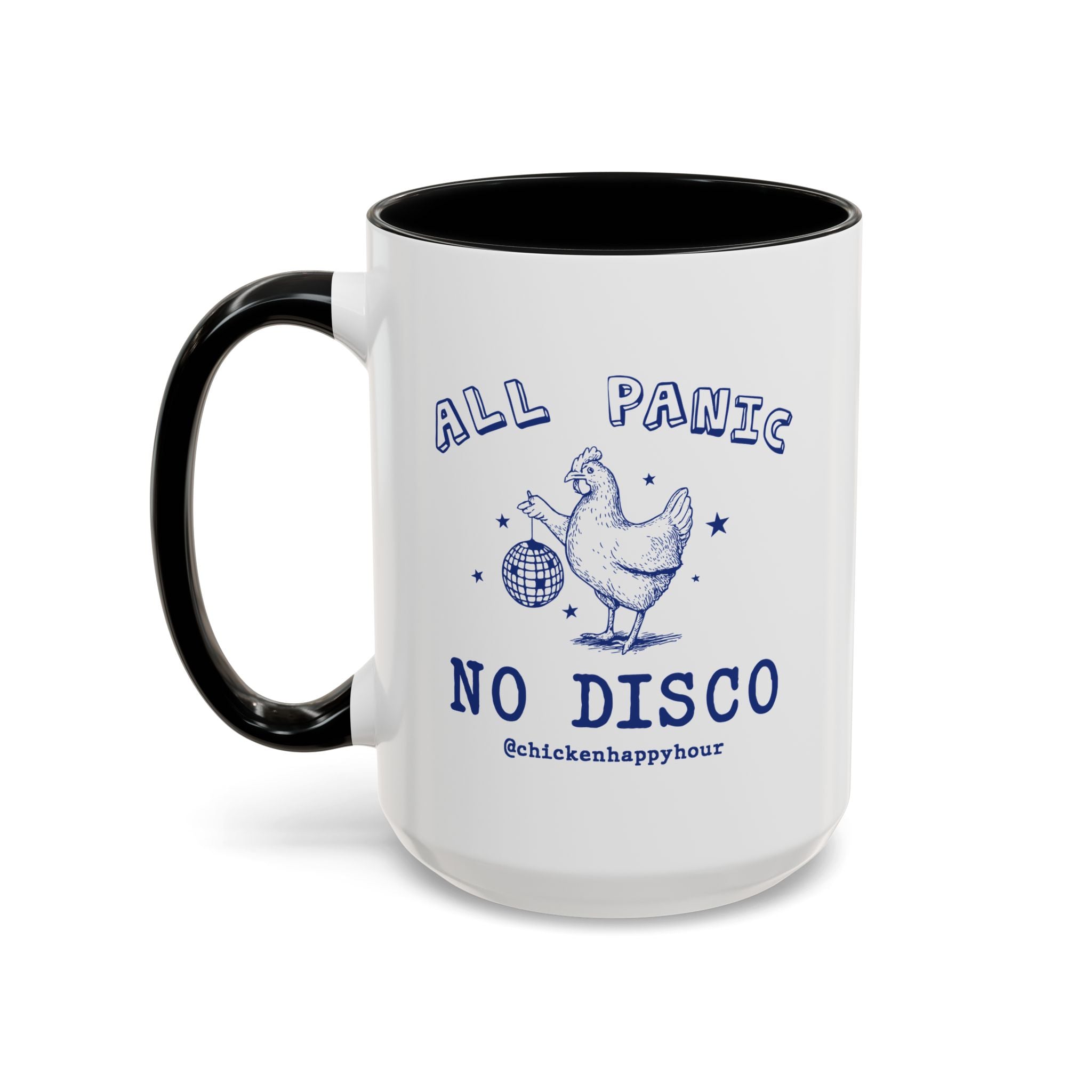 All Panic No Disco Coffee Mug